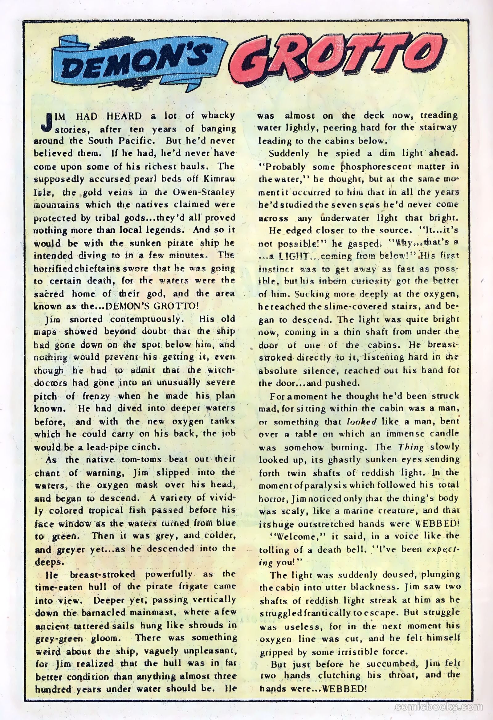 Out of the Night #5 (1952) — page 10 of 36