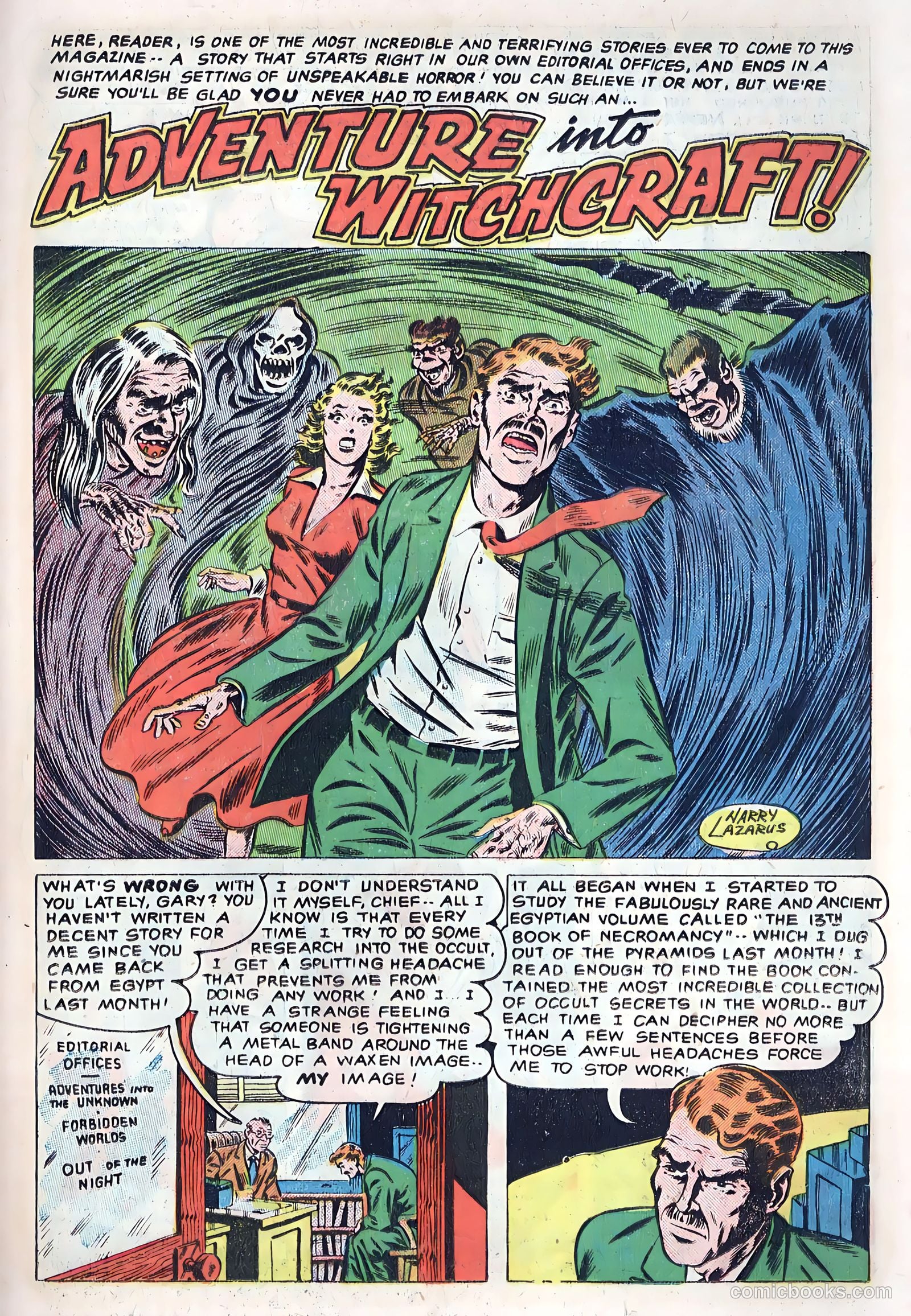 Out of the Night #5 (1952) — page 19 of 36