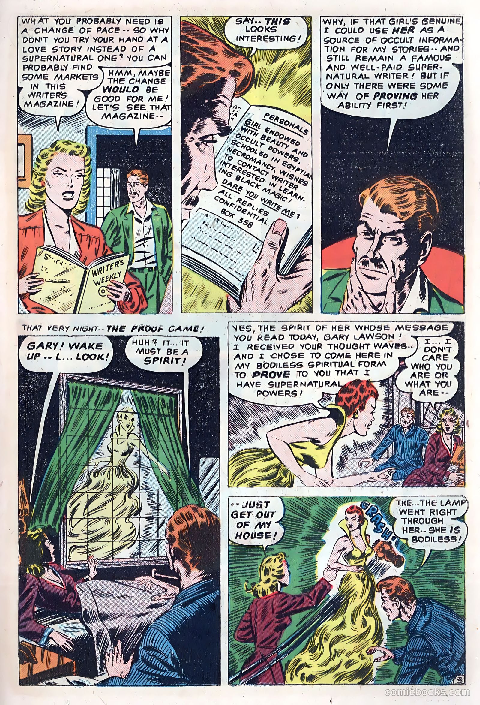 Out of the Night #5 (1952) — page 21 of 36