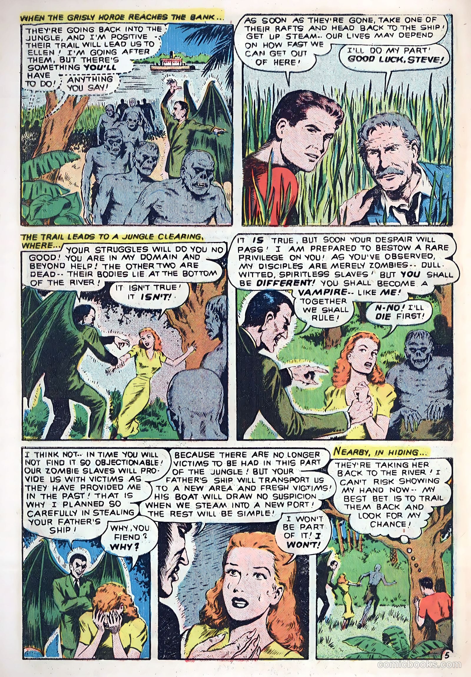 Out of the Night #5 (1952) — page 32 of 36