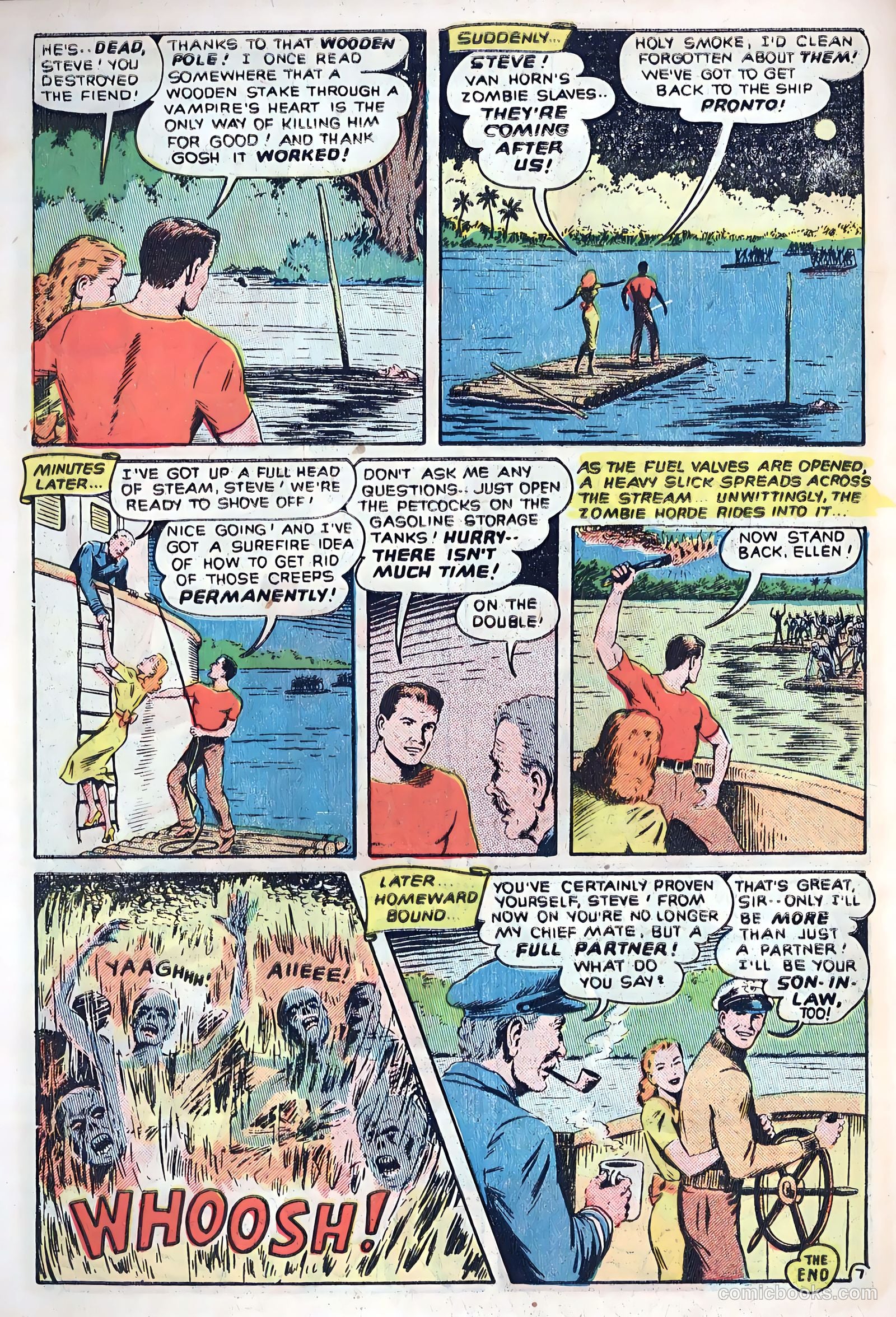 Out of the Night #5 (1952) — page 34 of 36