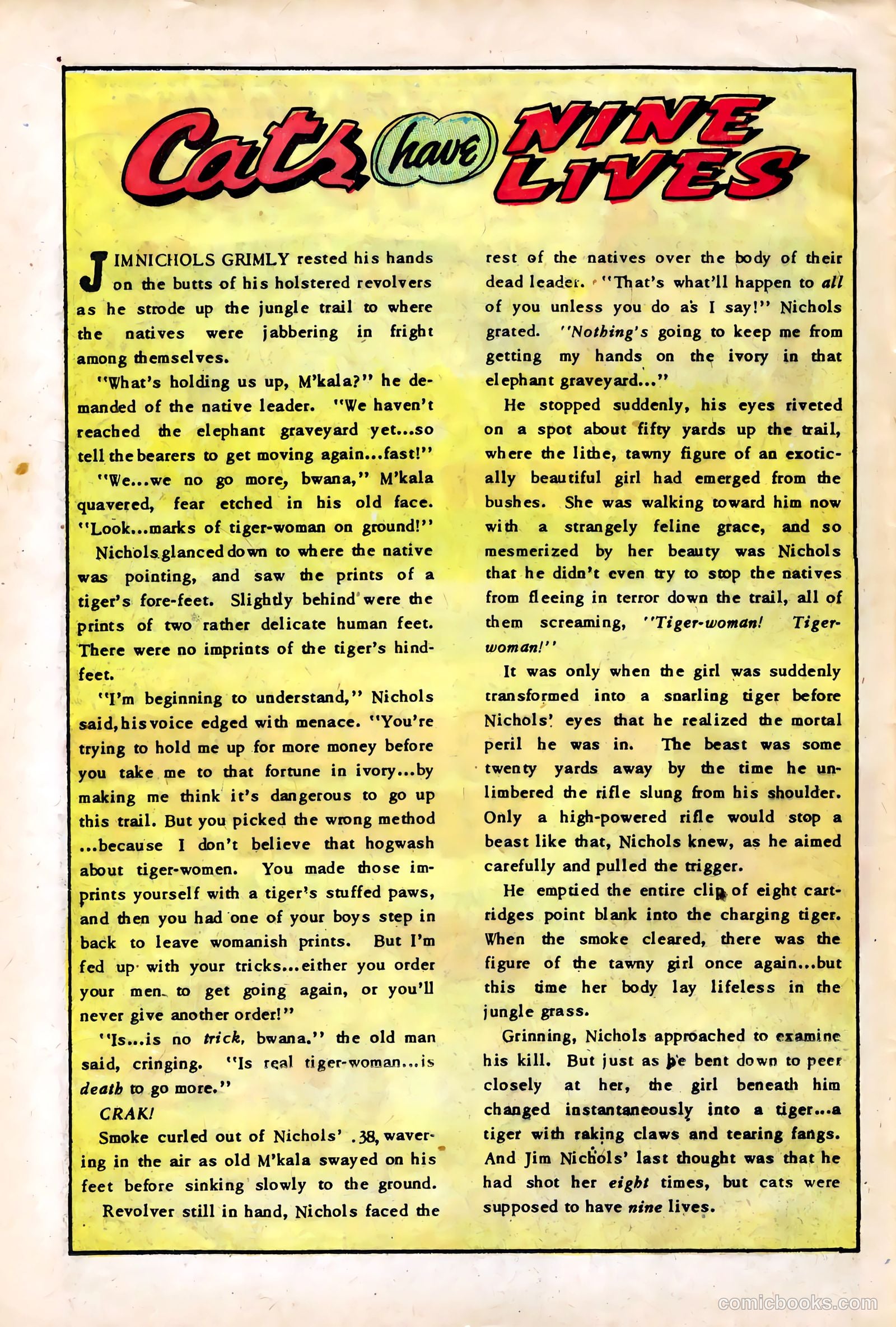 Out of the Night #7 (1953) — page 12 of 36