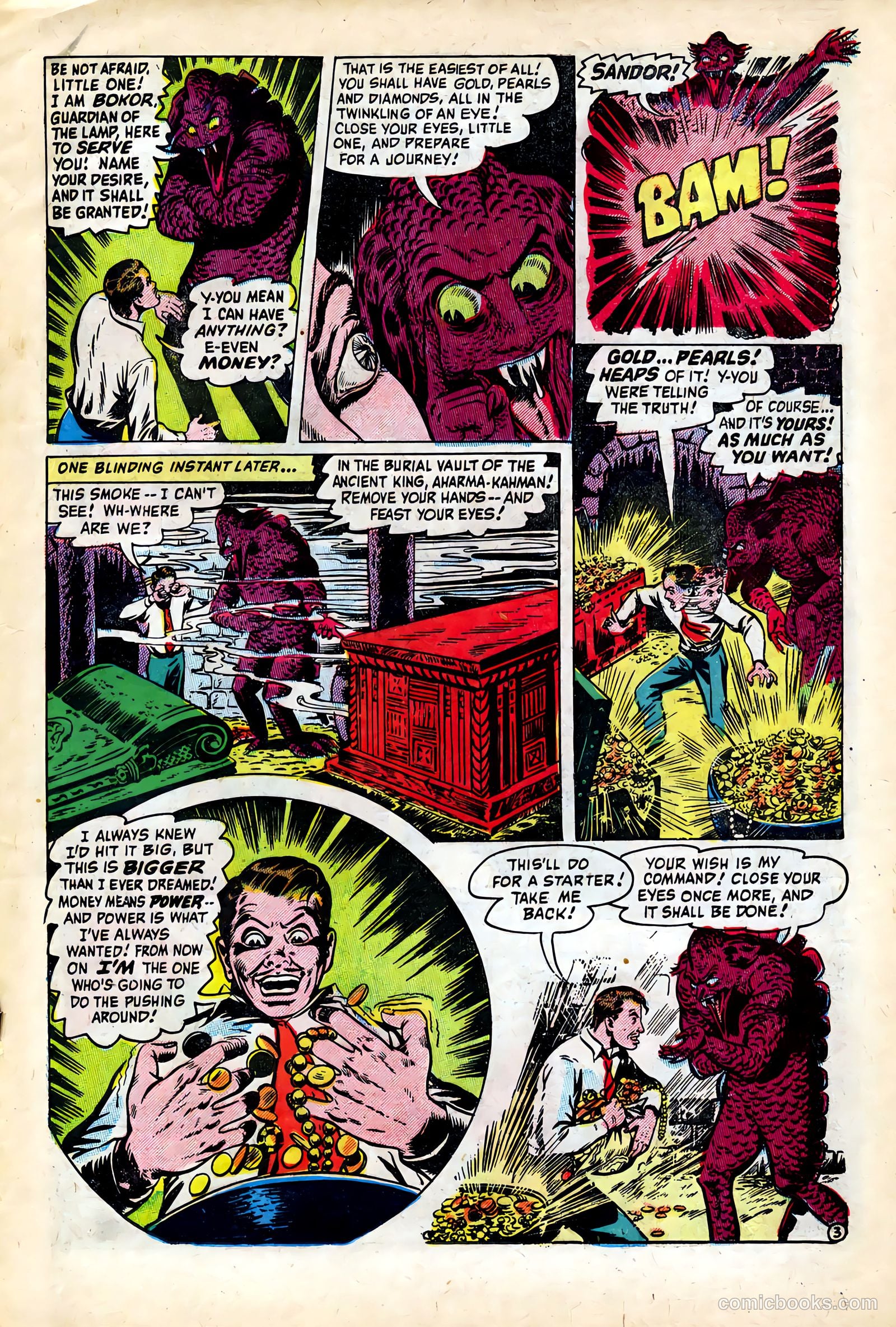 Out of the Night #7 (1953) — page 19 of 36