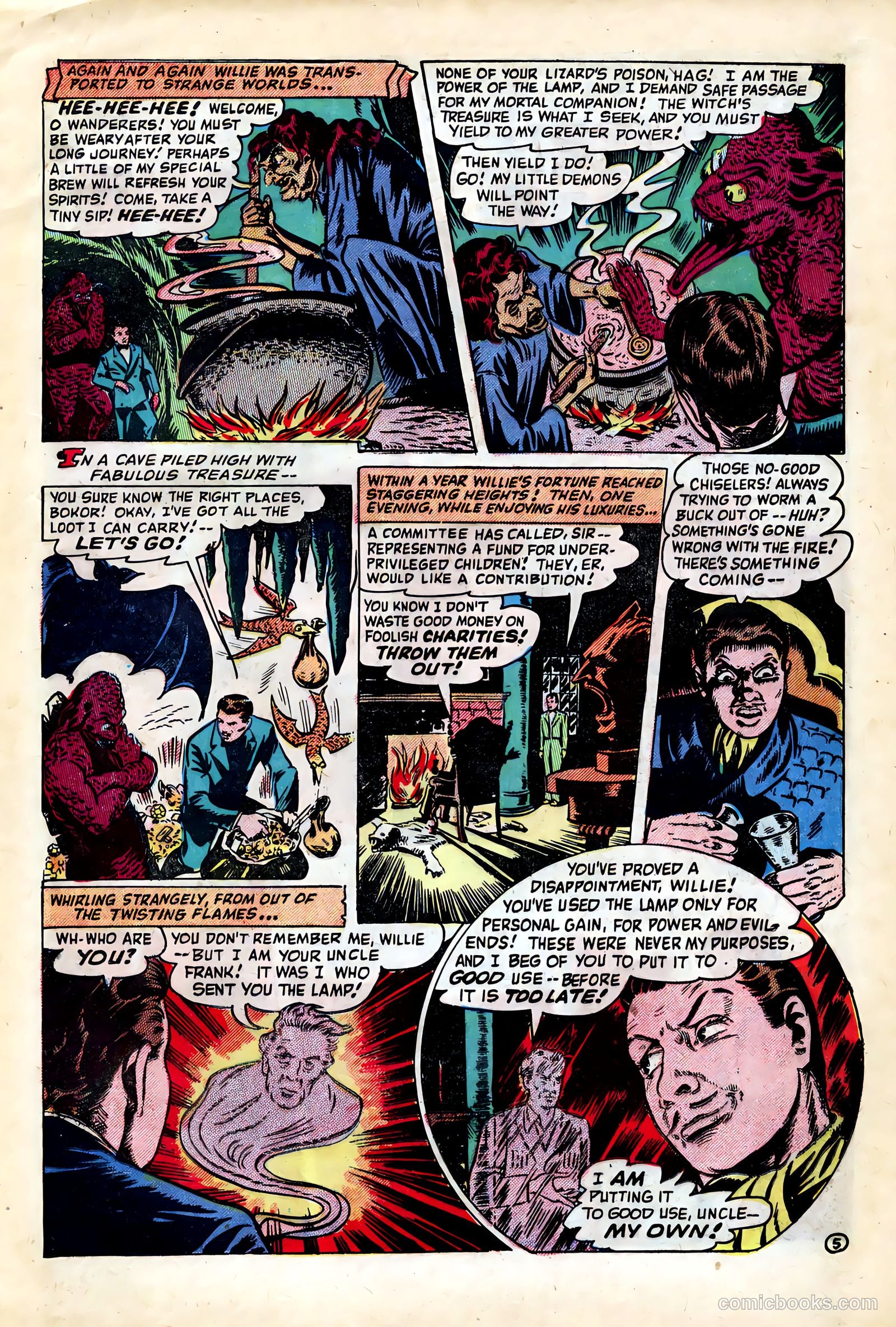 Out of the Night #7 (1953) — page 21 of 36
