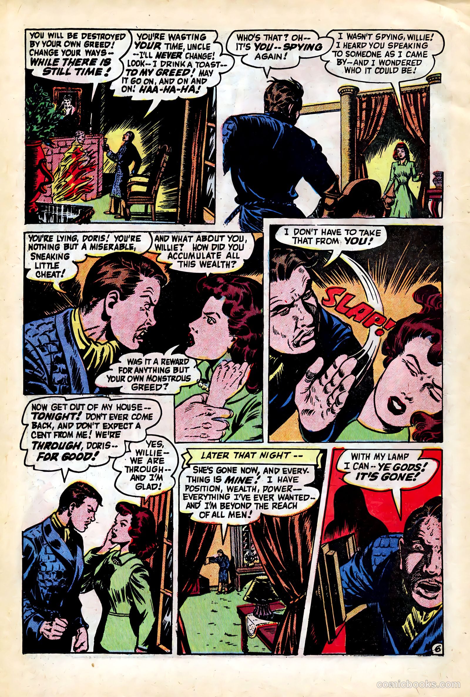 Out of the Night #7 (1953) — page 22 of 36