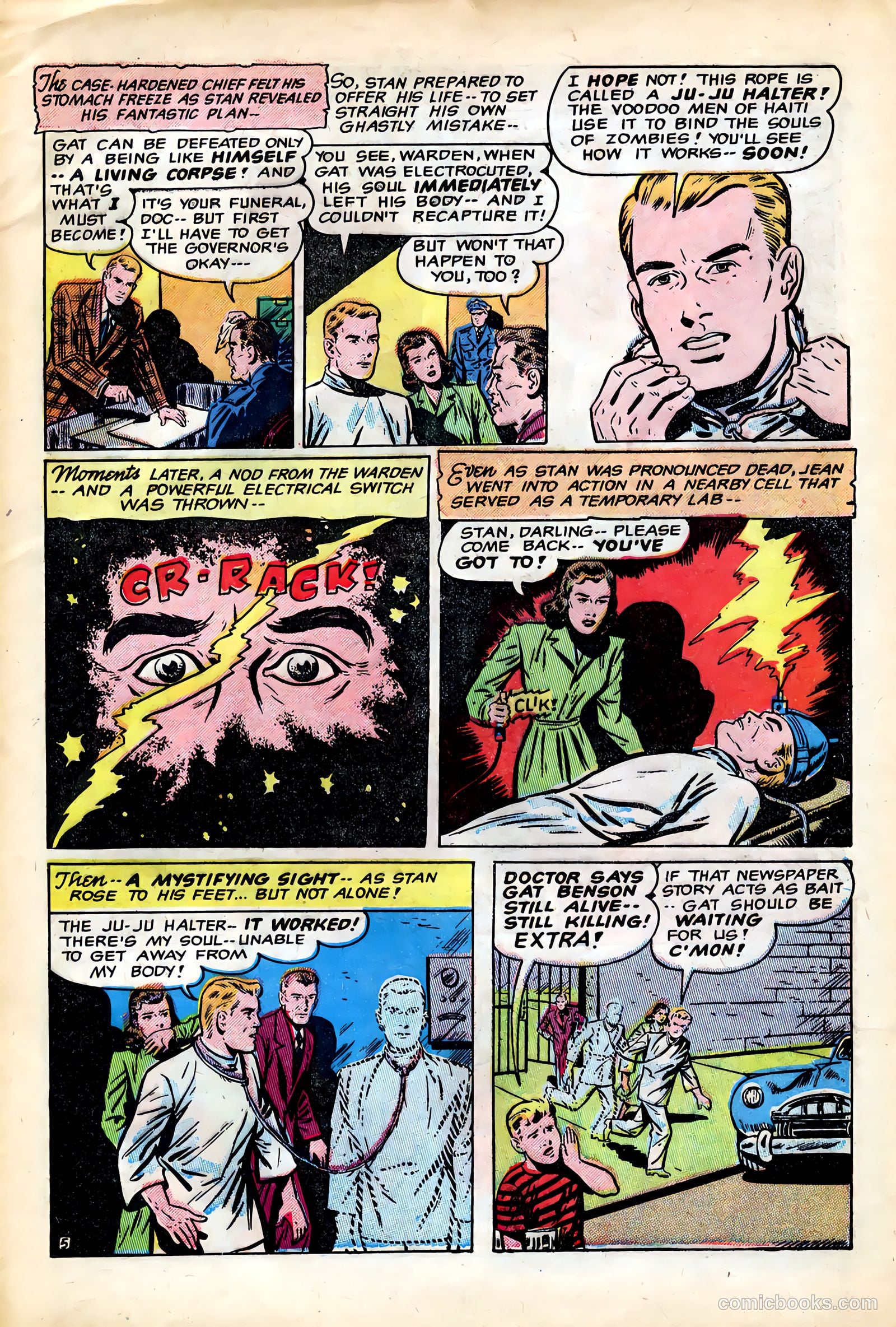 Out of the Night #7 (1953) — page 33 of 36