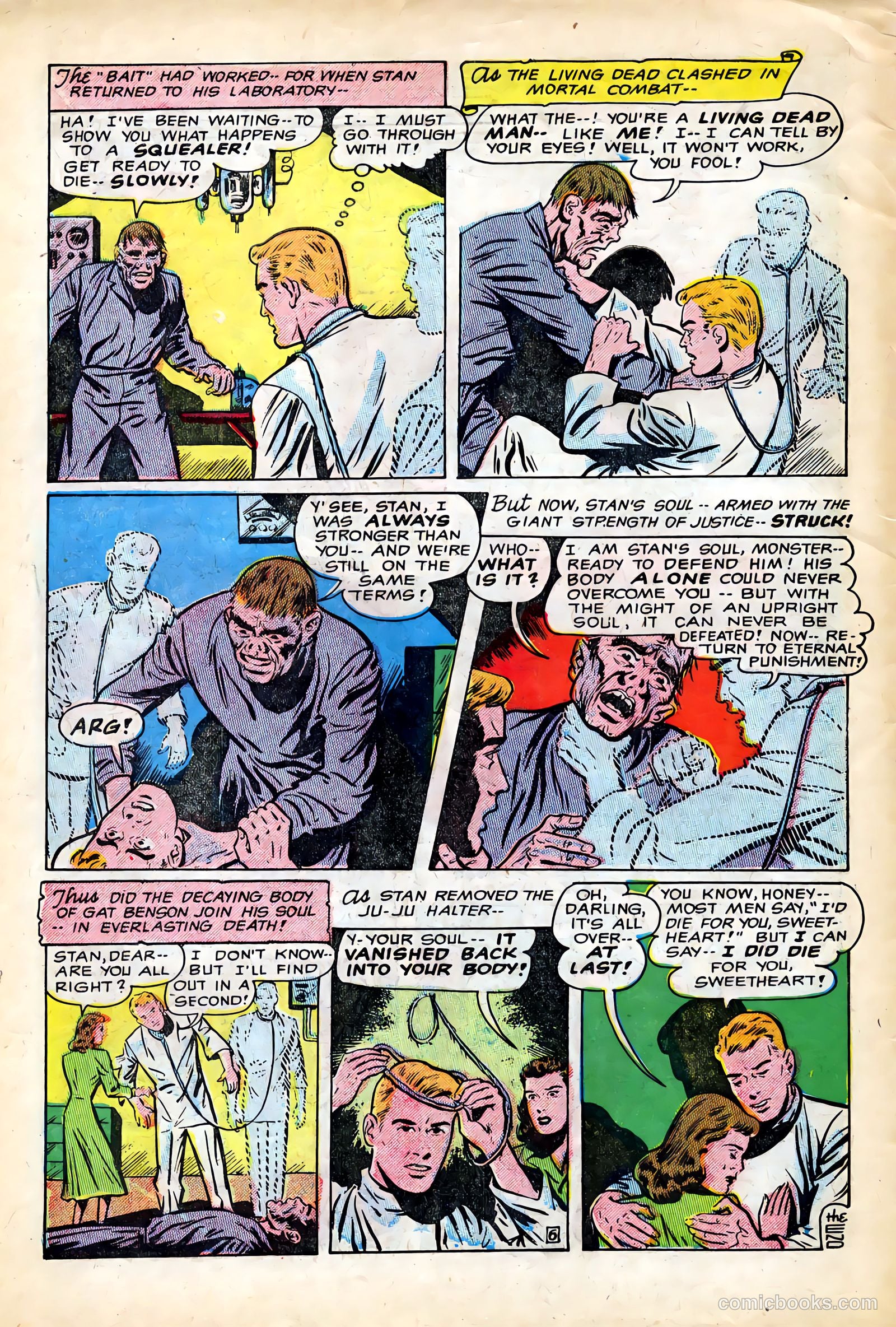 Out of the Night #7 (1953) — page 34 of 36