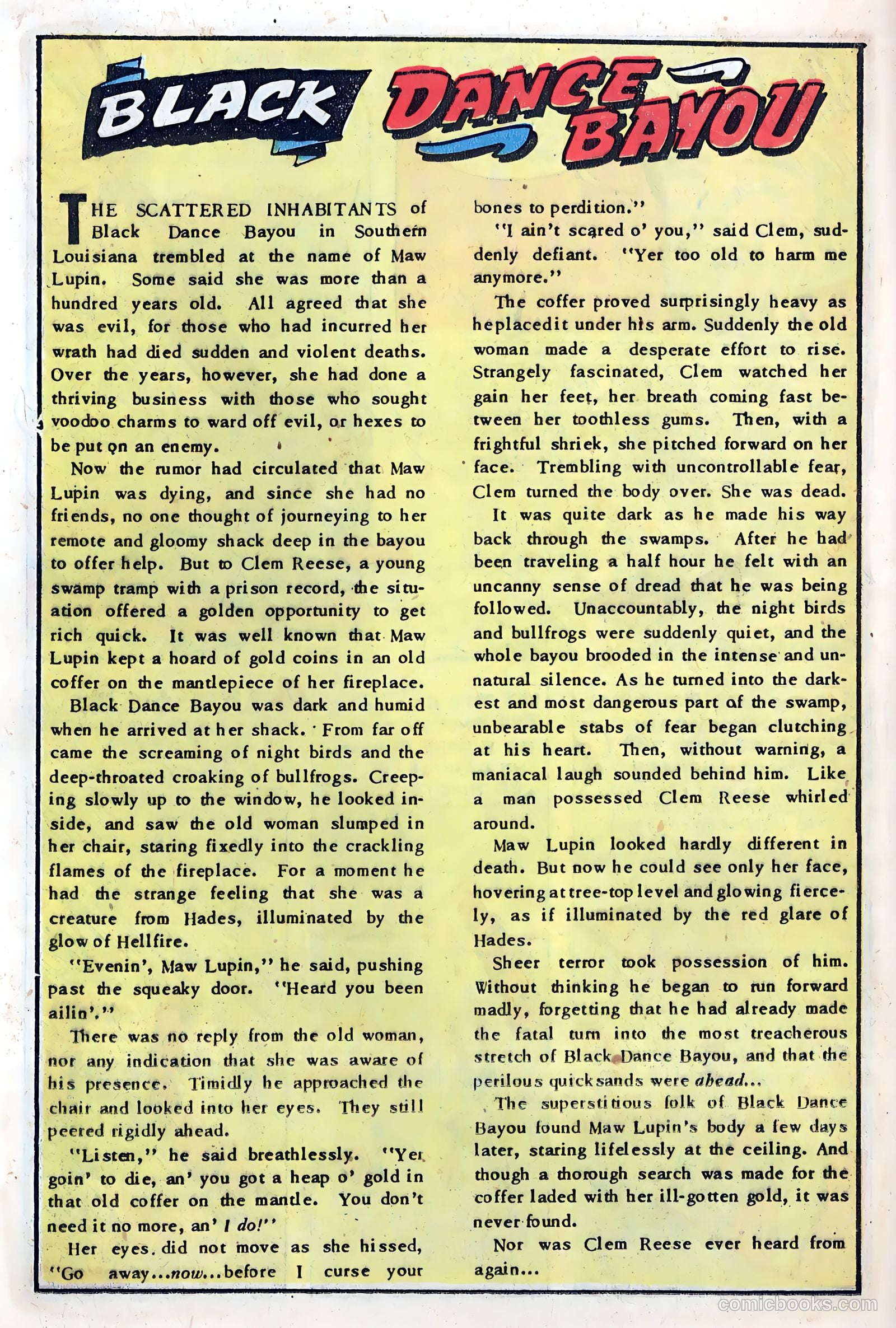 Out of the Night #8 (1953) — page 12 of 36