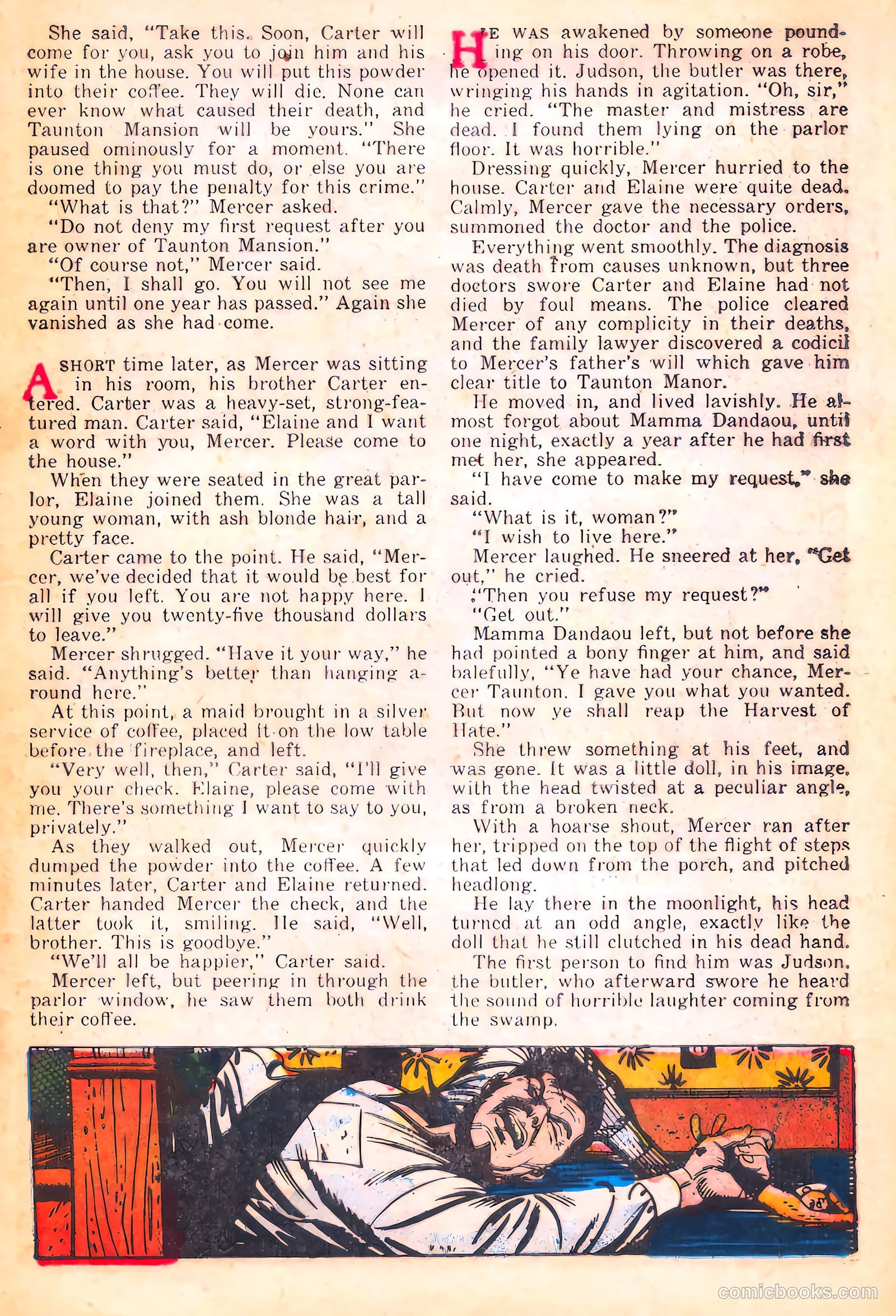 Out of the Shadows #10 (1953) — page 19 of 36