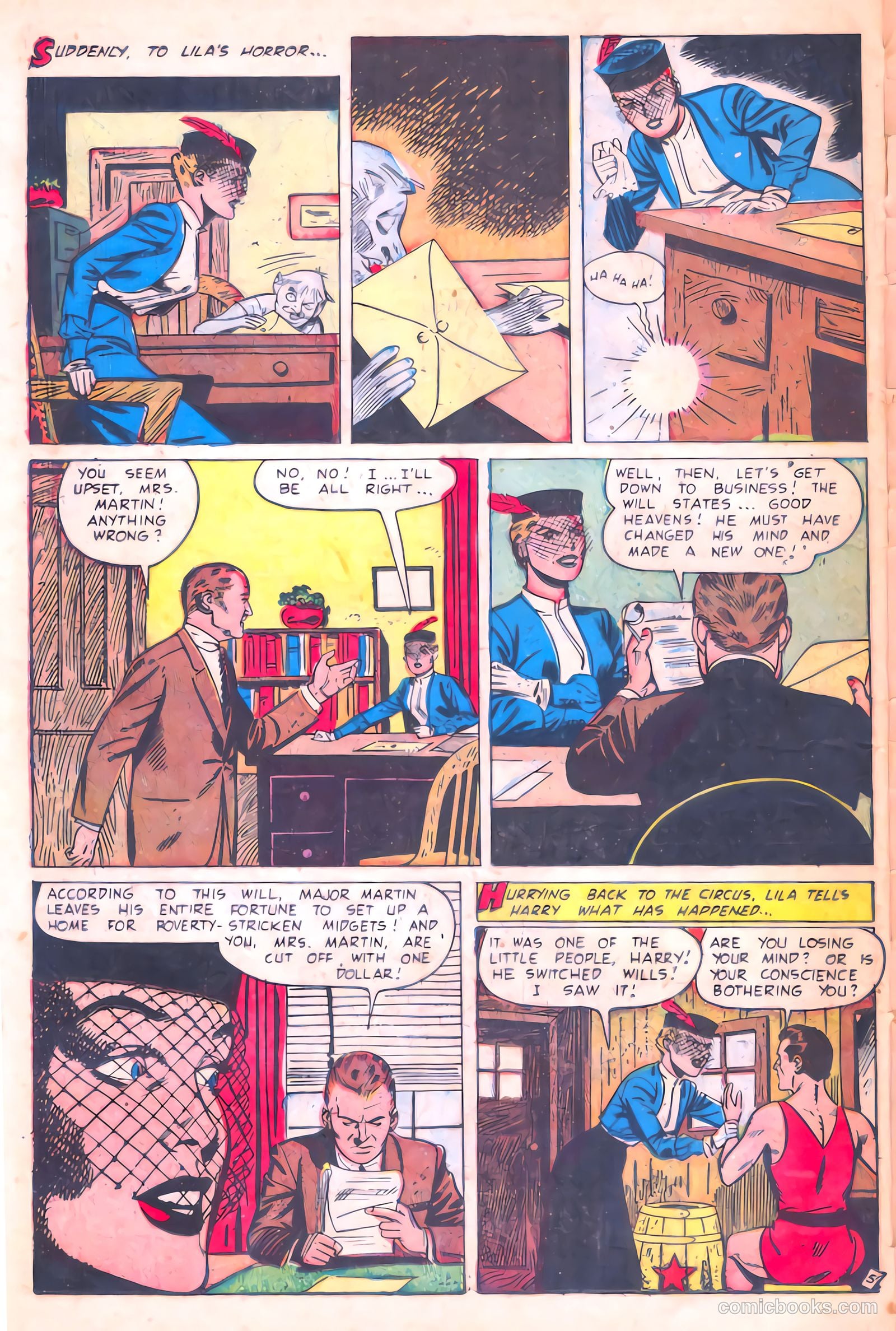 Out of the Shadows #10 (1953) — page 26 of 36