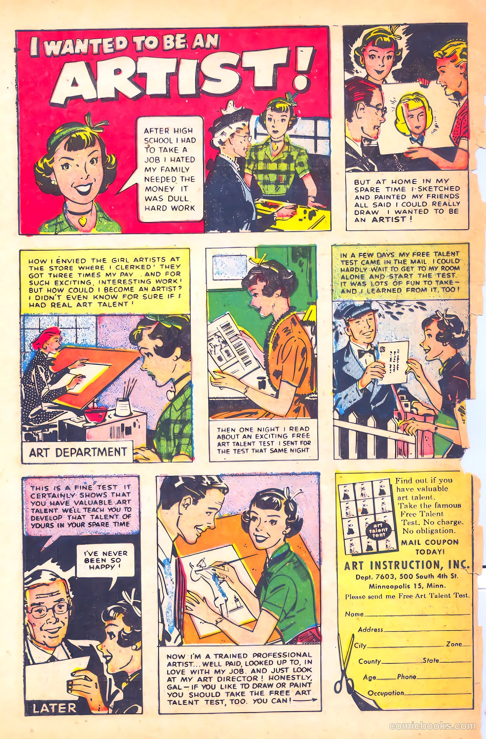 Out of the Shadows #10 (1953) — page 34 of 36