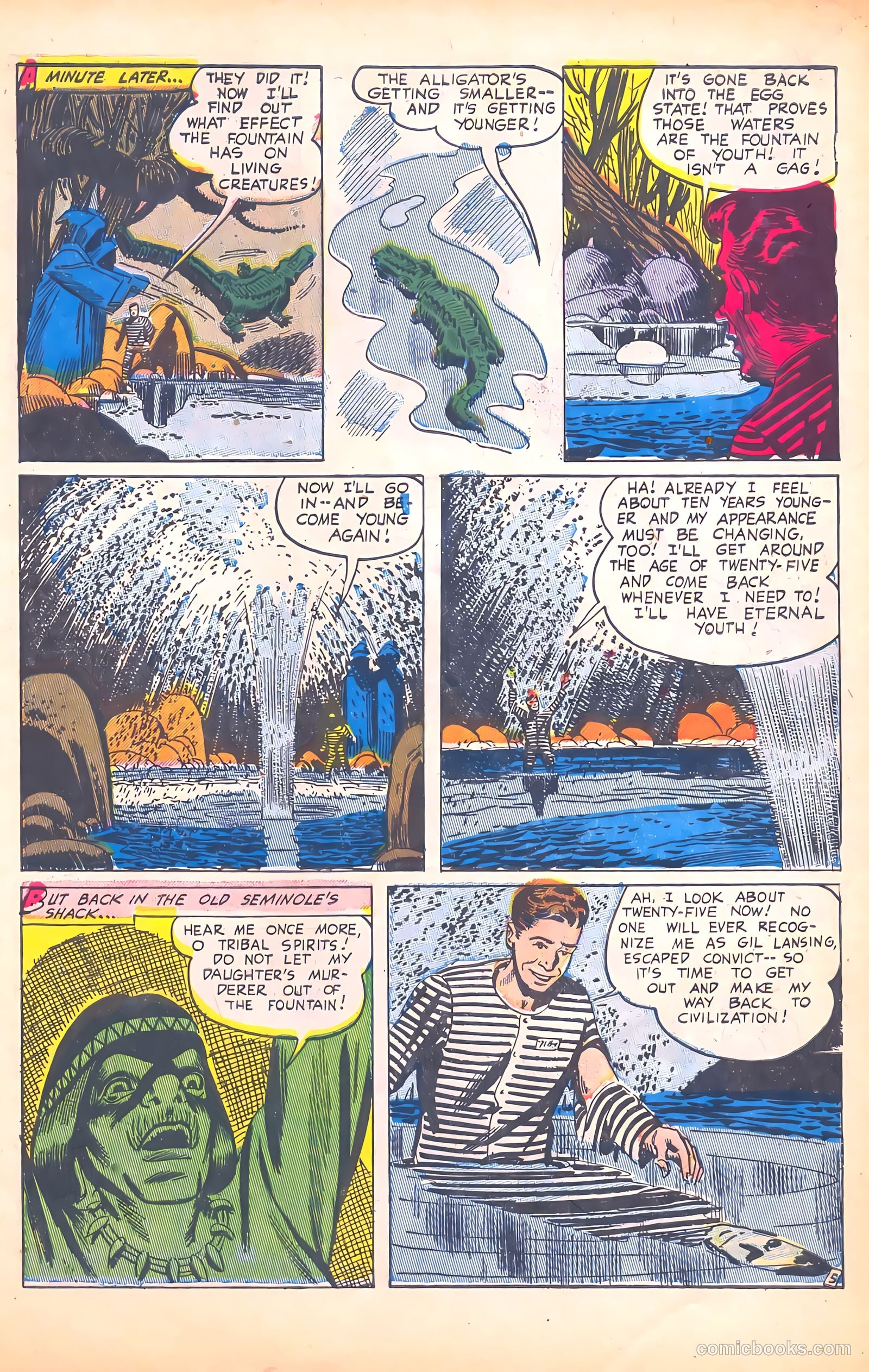 Out of the Shadows #11 (1954) — page 7 of 36