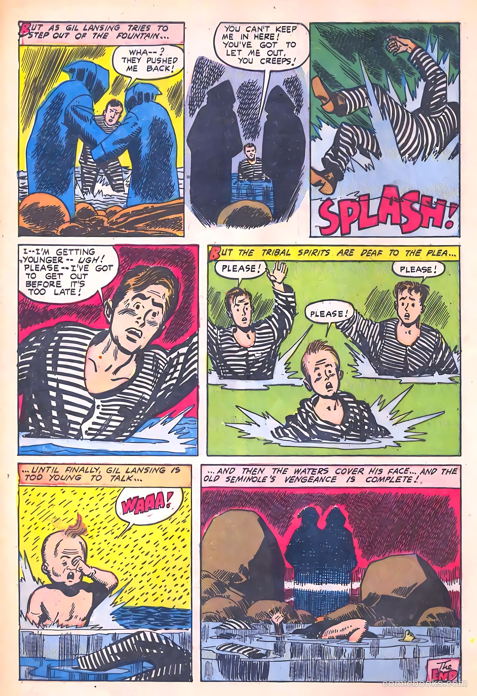 Out of the Shadows #11 (1954) — page 8 of 36