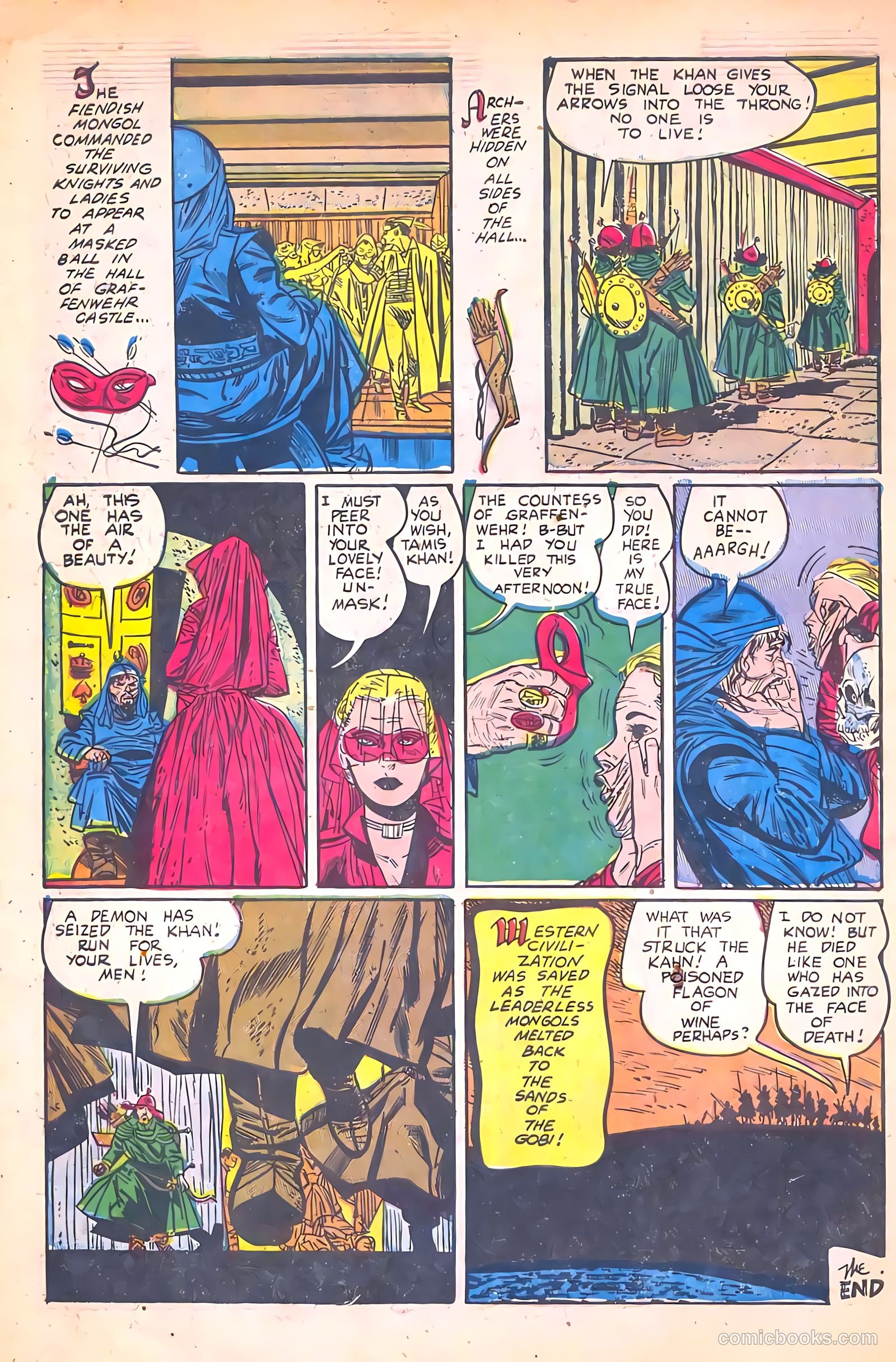 Out of the Shadows #11 (1954) — page 34 of 36