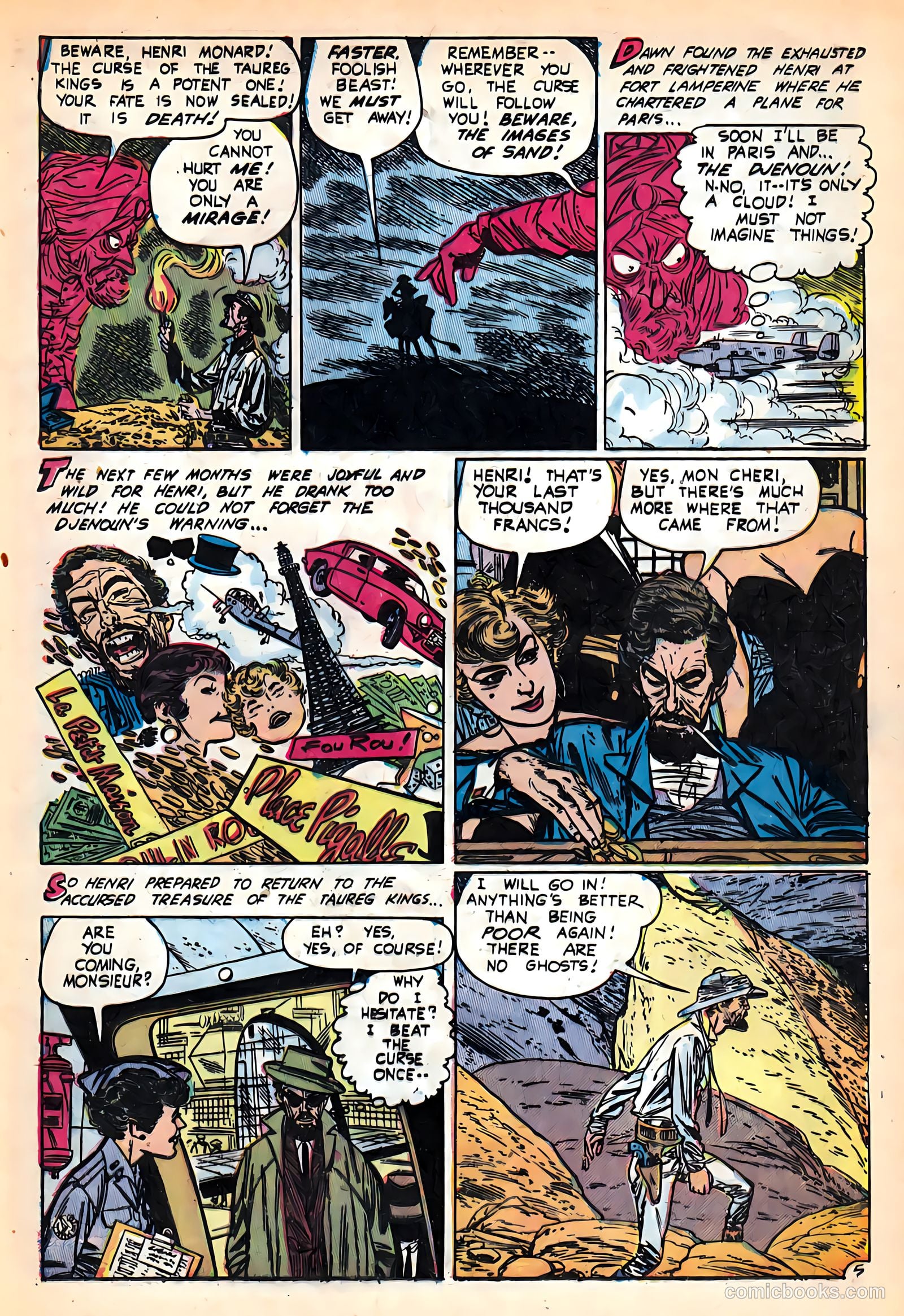 Out of the Shadows #12 (1954) — page 21 of 36