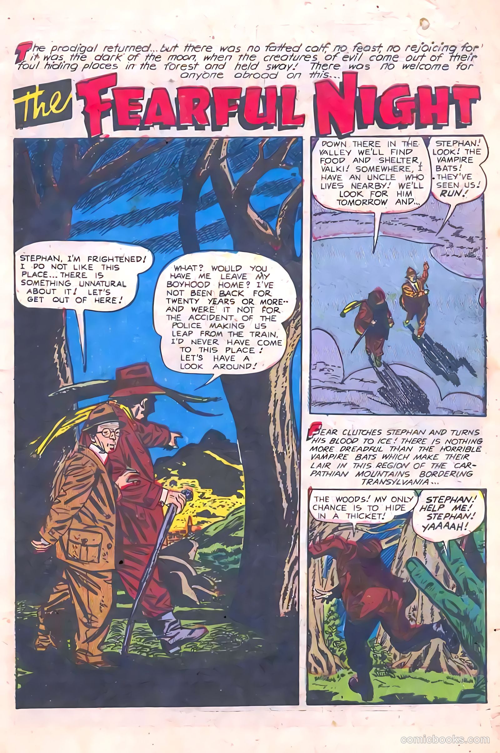 Out of the Shadows #13 (1954) — page 3 of 36