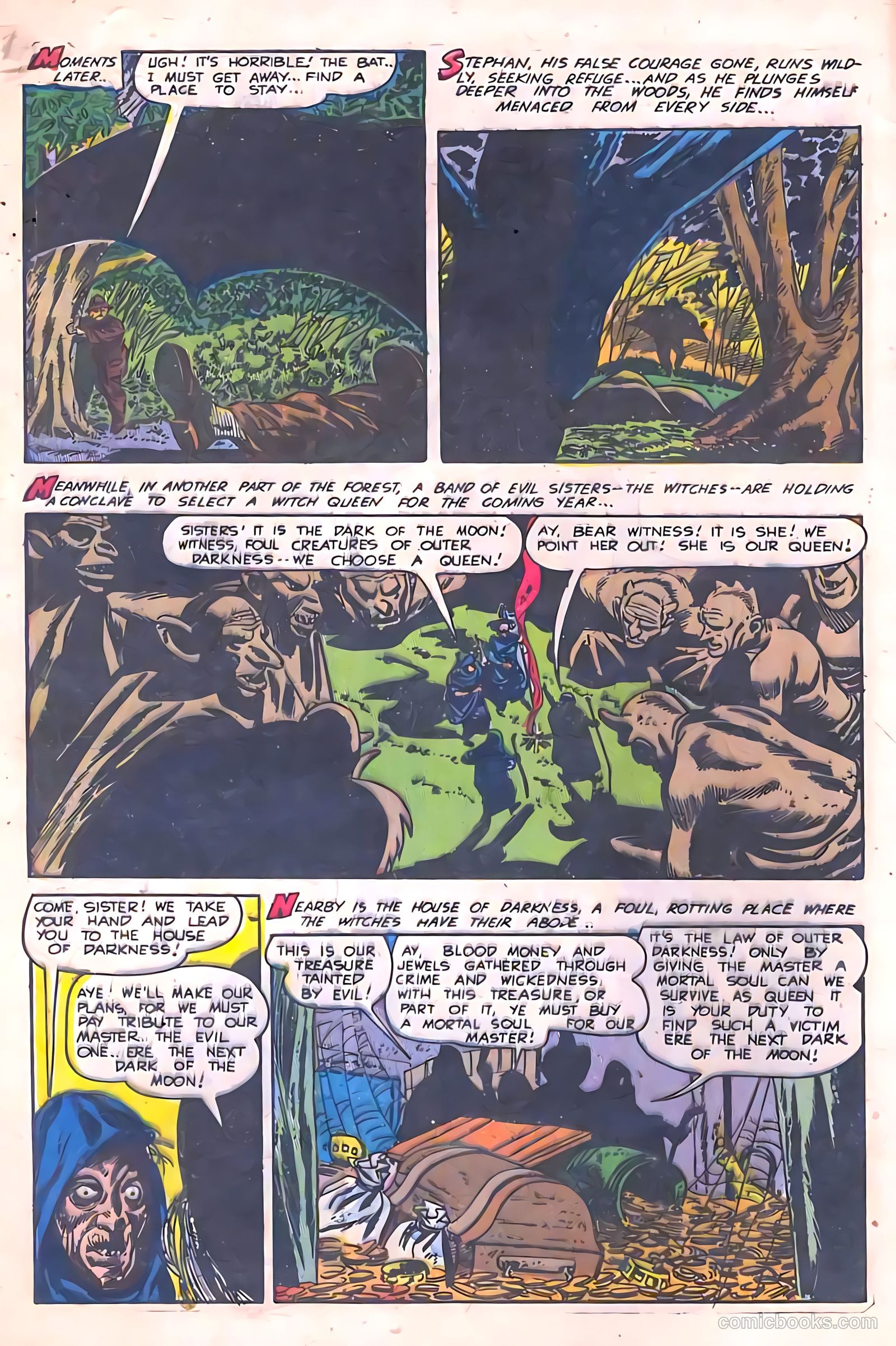 Out of the Shadows #13 (1954) — page 4 of 36