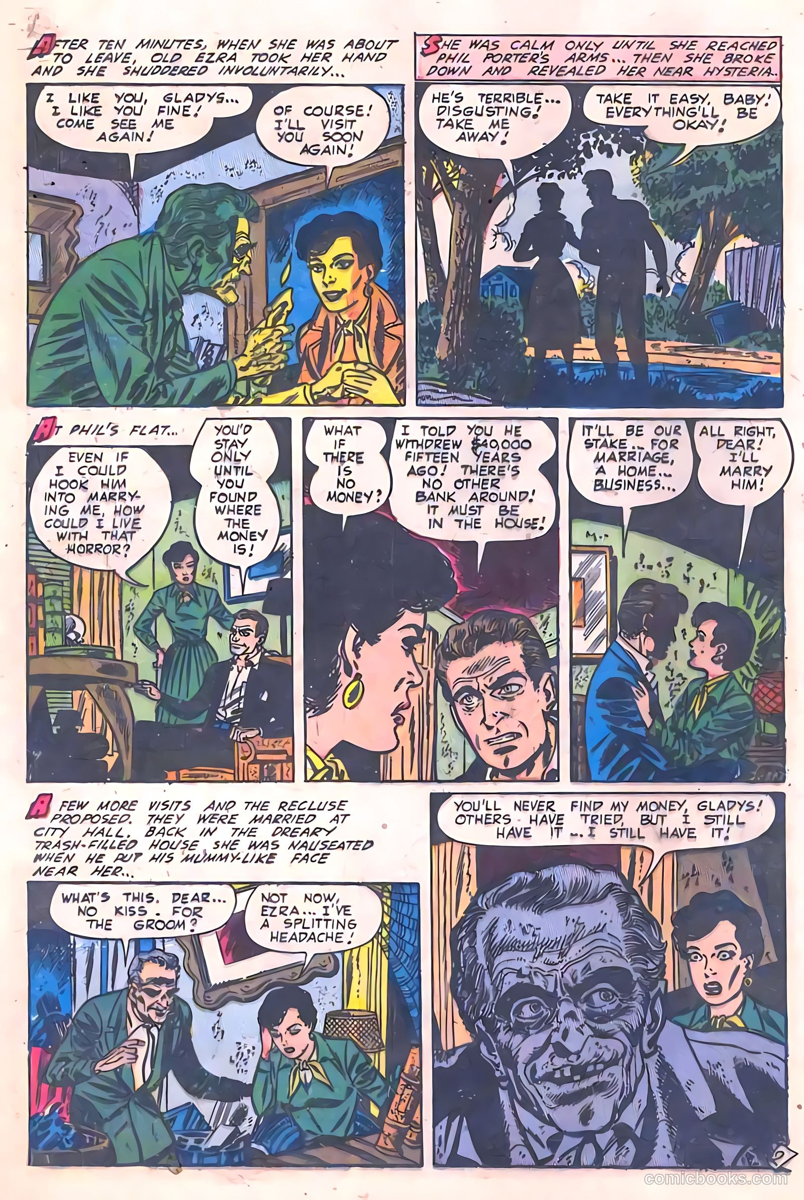 Out of the Shadows #13 (1954) — page 12 of 36