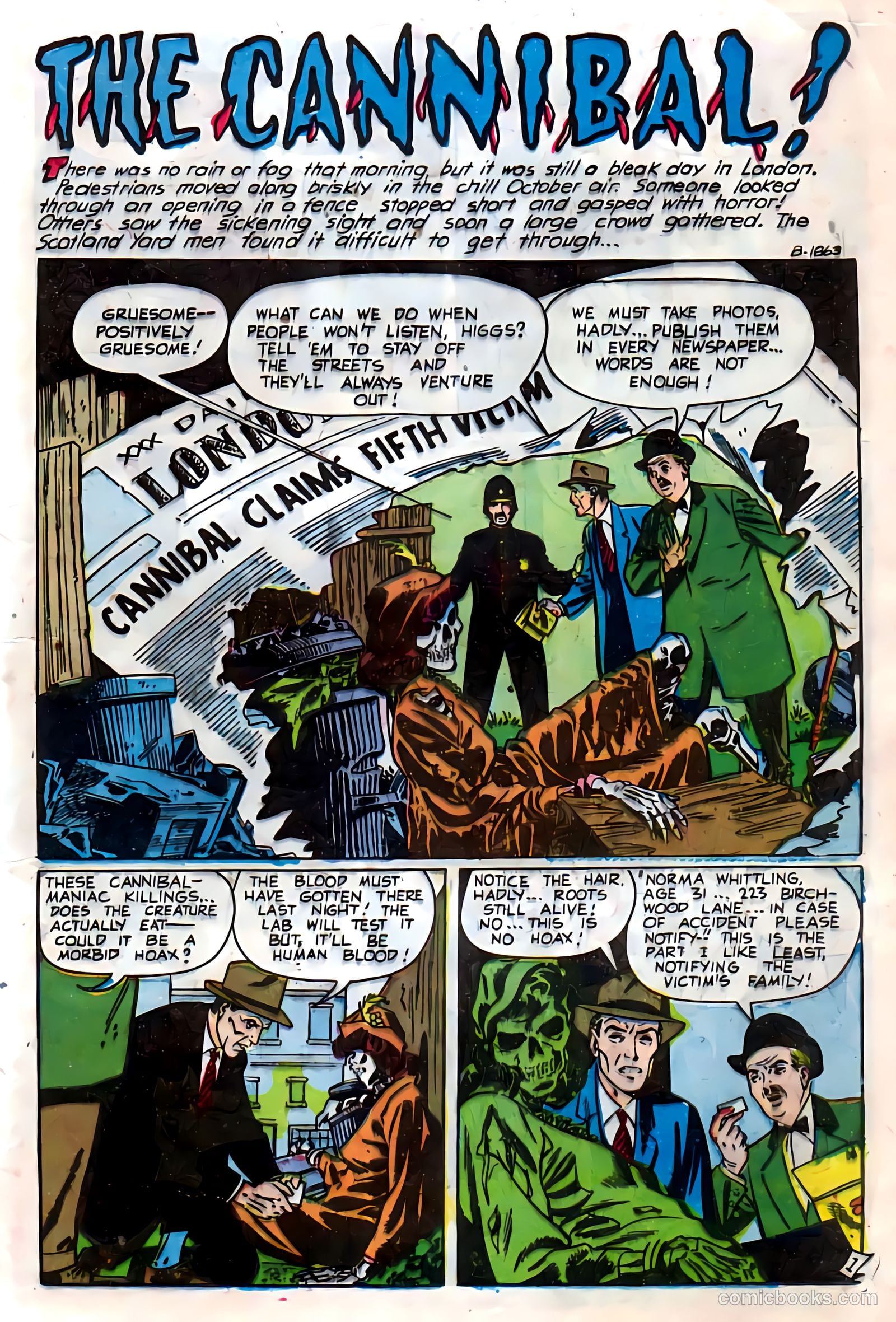 Out of the Shadows #13 (1954) — page 17 of 36