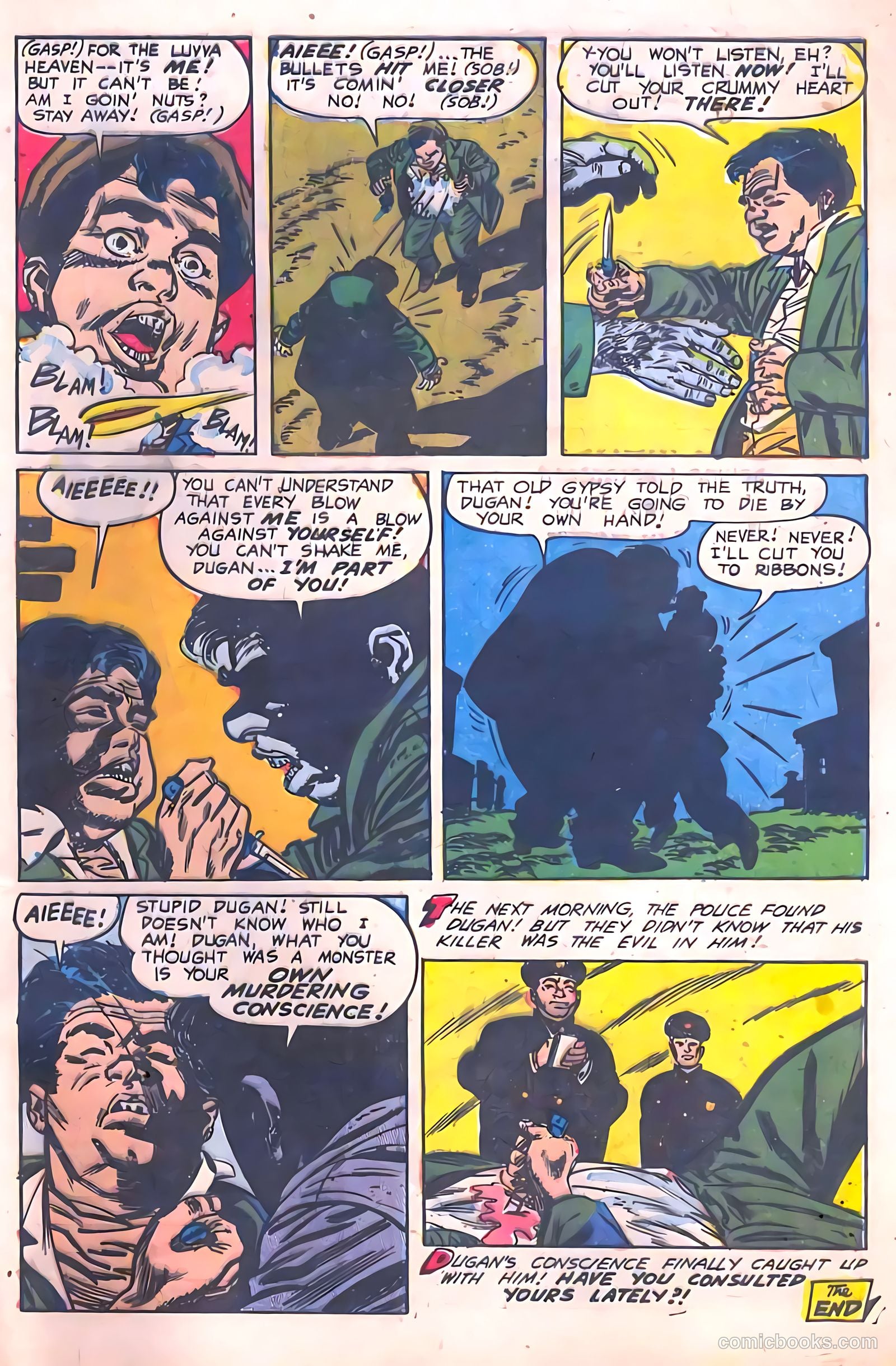 Out of the Shadows #13 (1954) — page 33 of 36