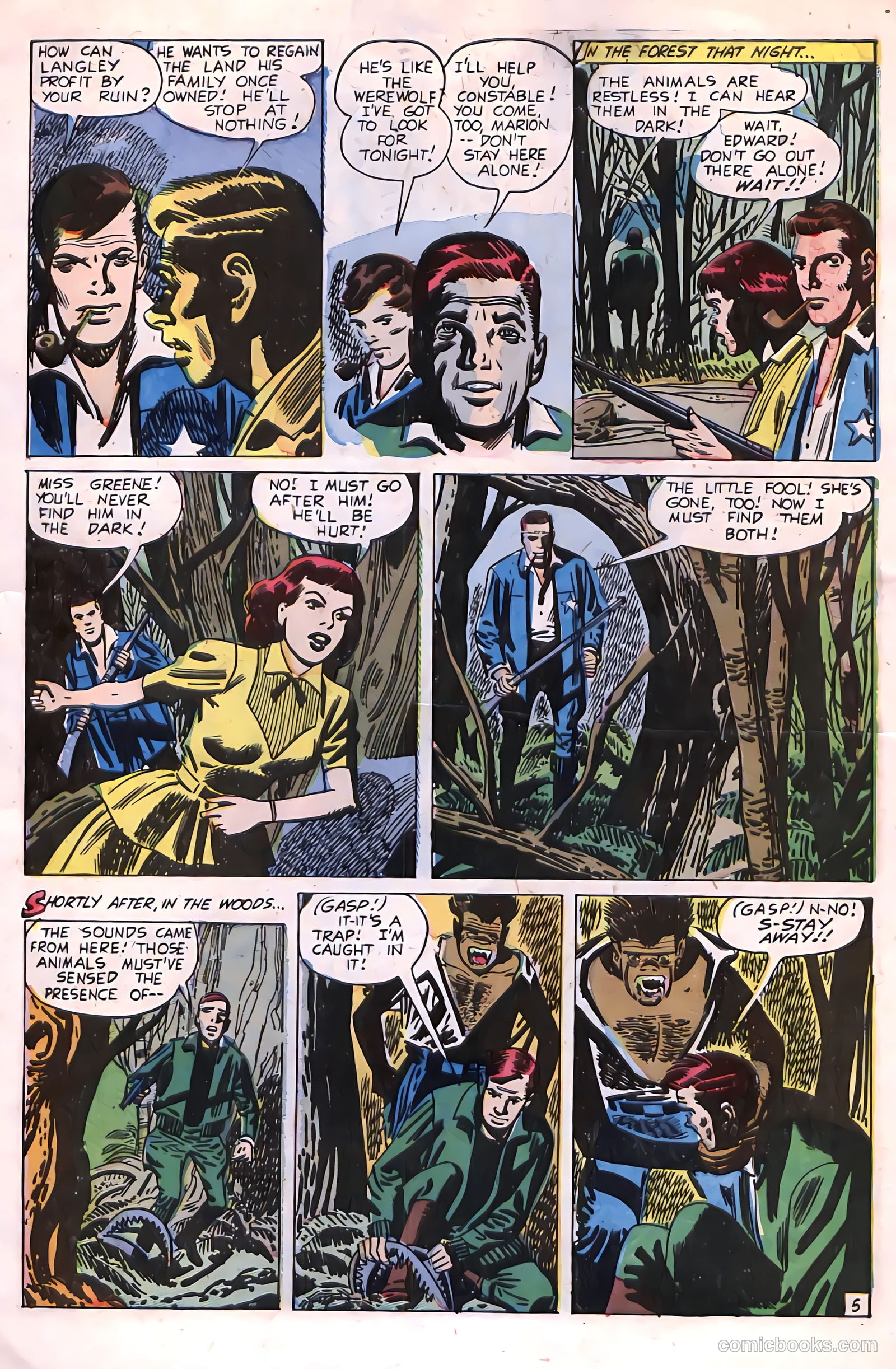 Out of the Shadows #14 (1954) — page 7 of 36