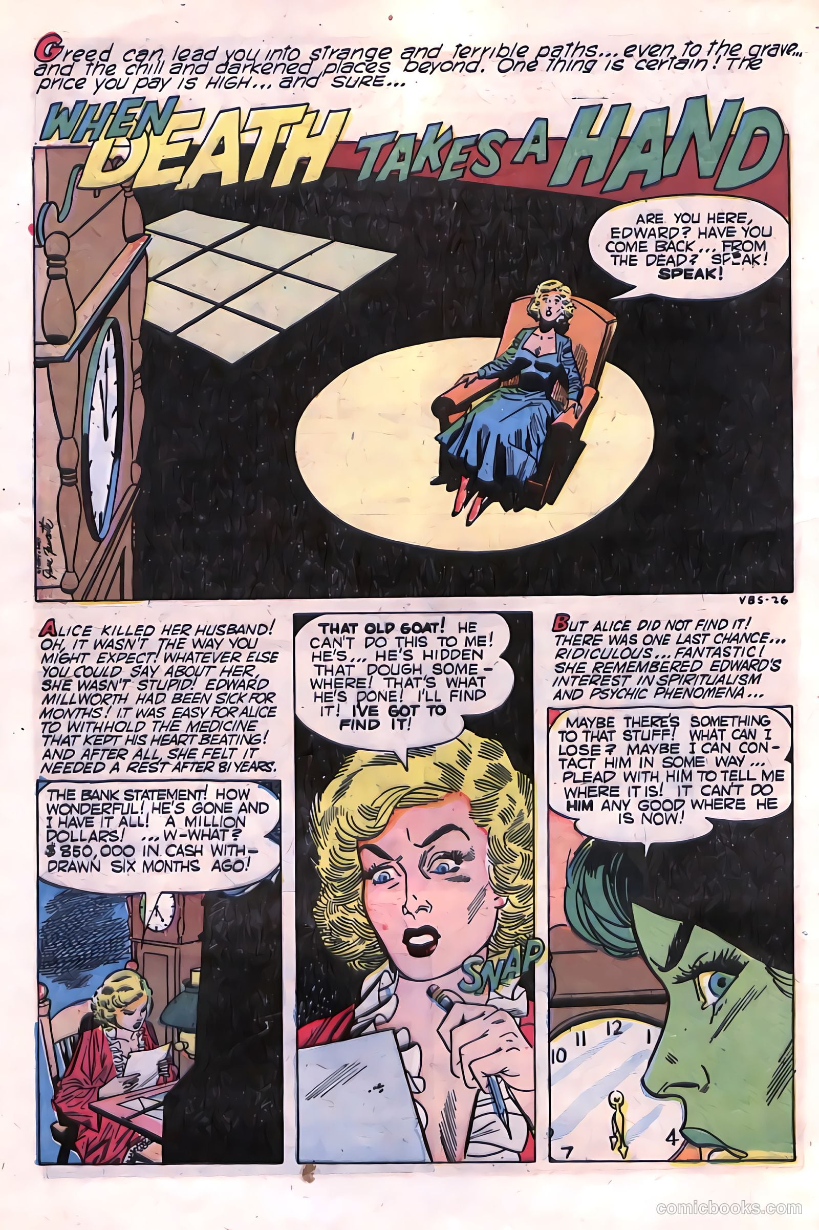 Out of the Shadows #14 (1954) — page 24 of 36