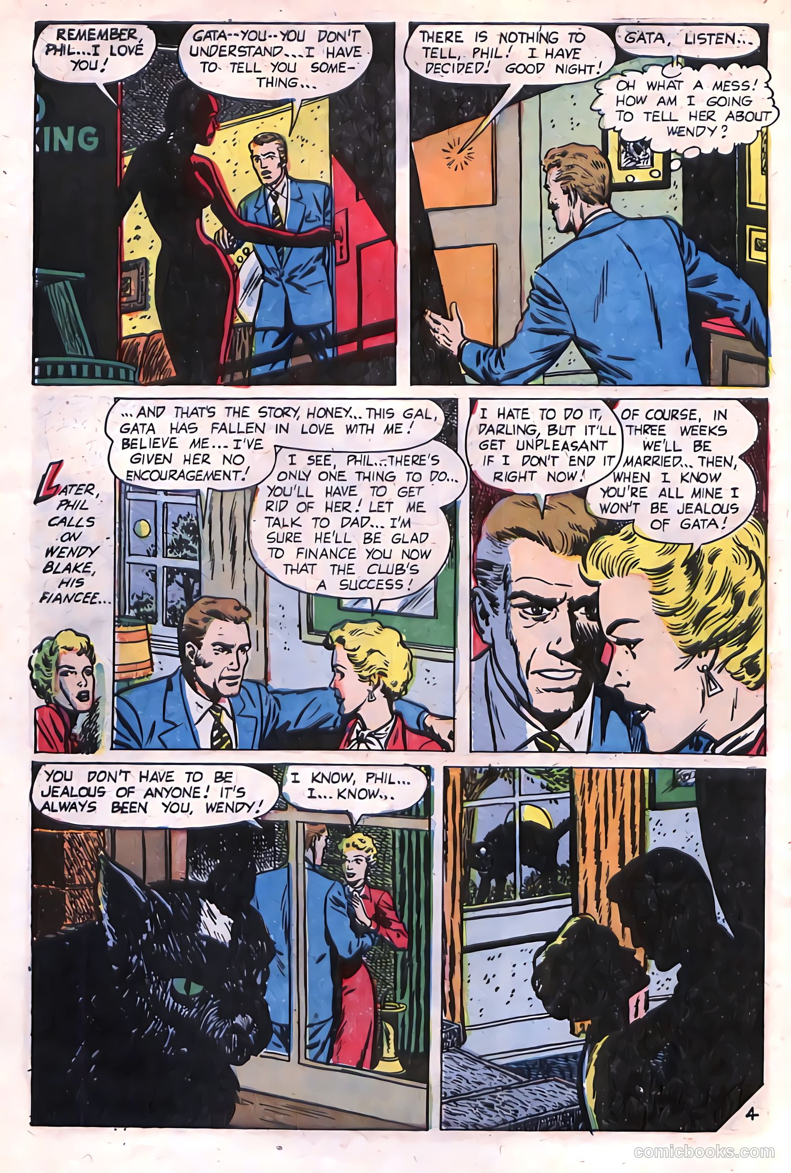 Out of the Shadows #14 (1954) — page 30 of 36