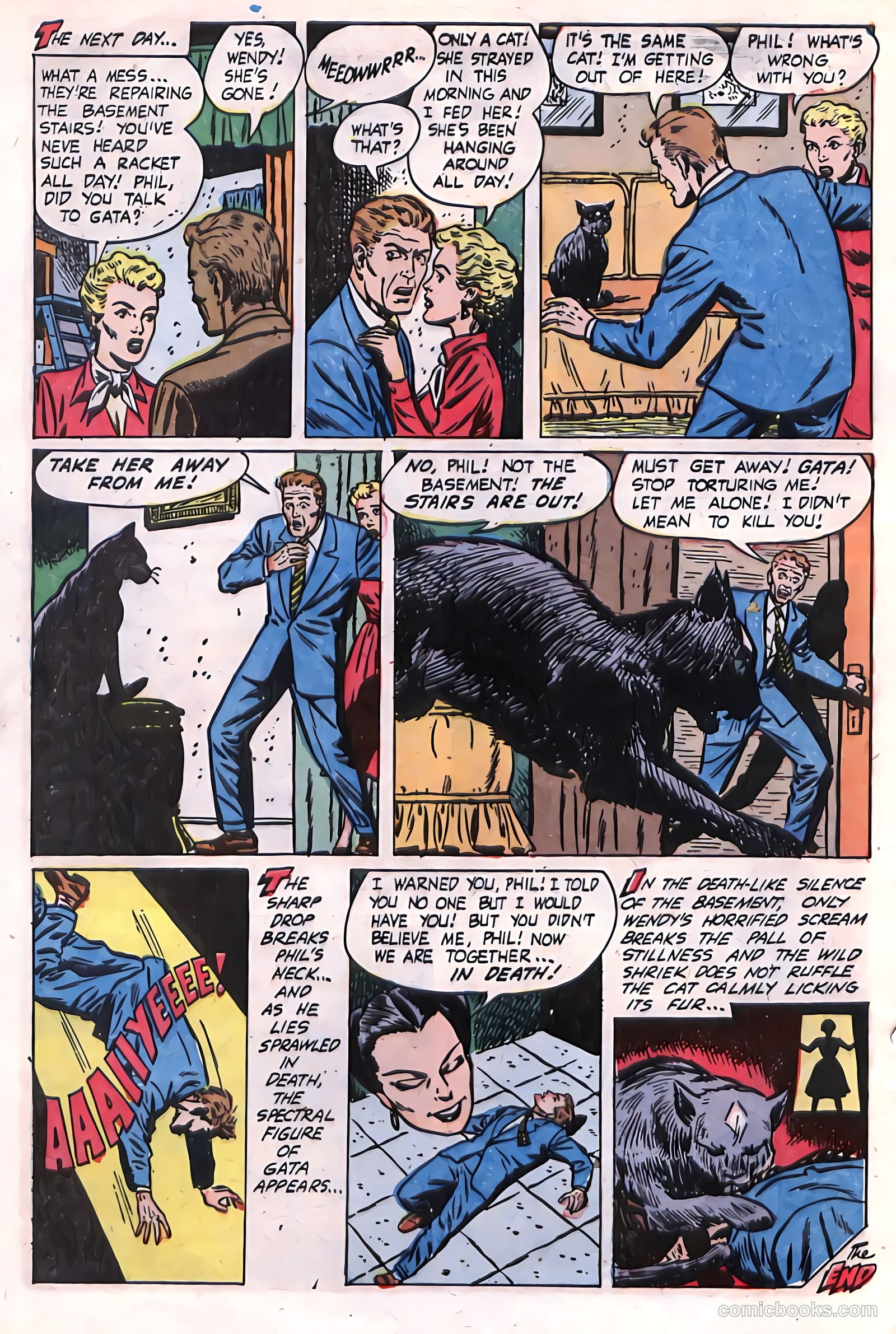 Out of the Shadows #14 (1954) — page 32 of 36