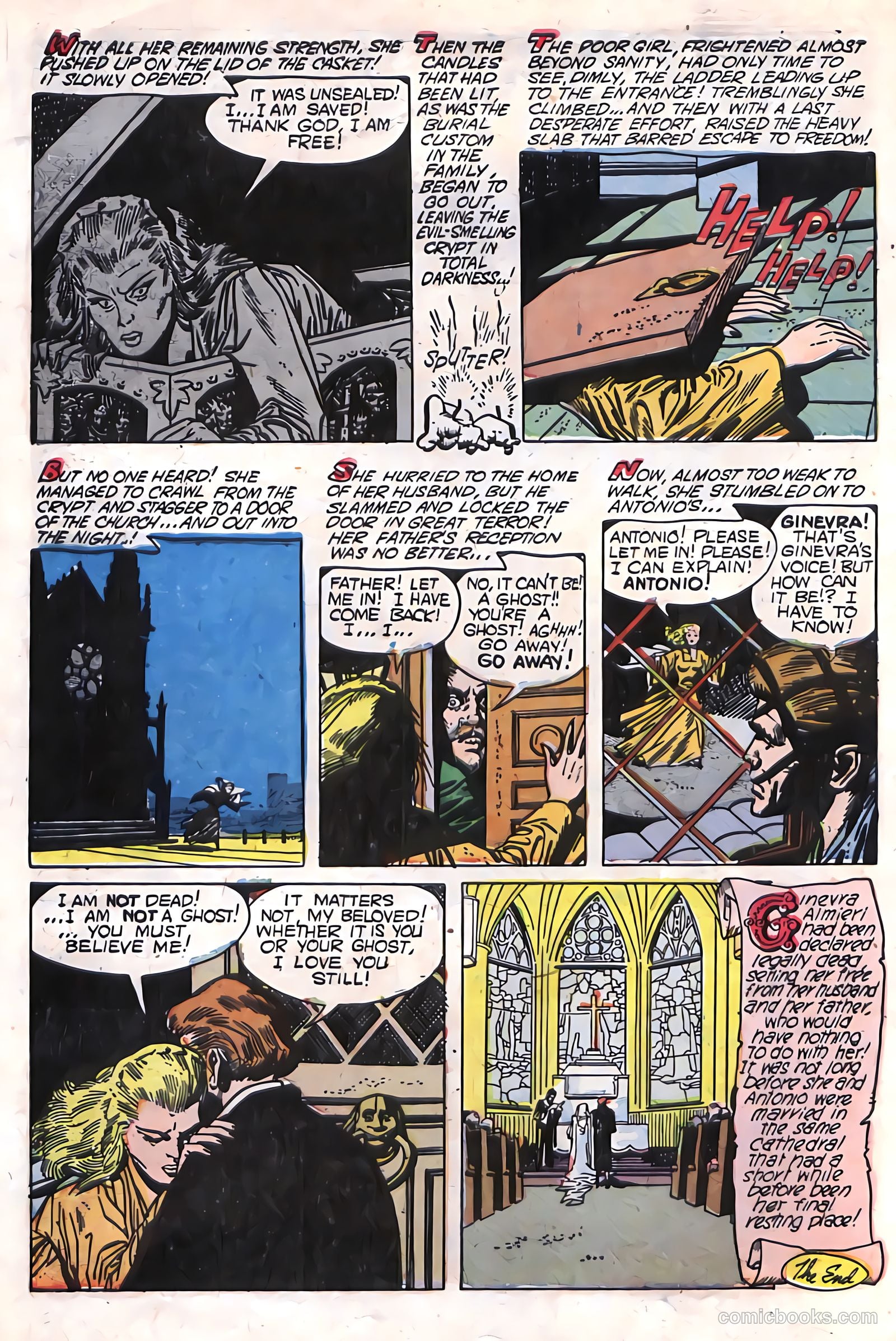 Out of the Shadows #14 (1954) — page 34 of 36