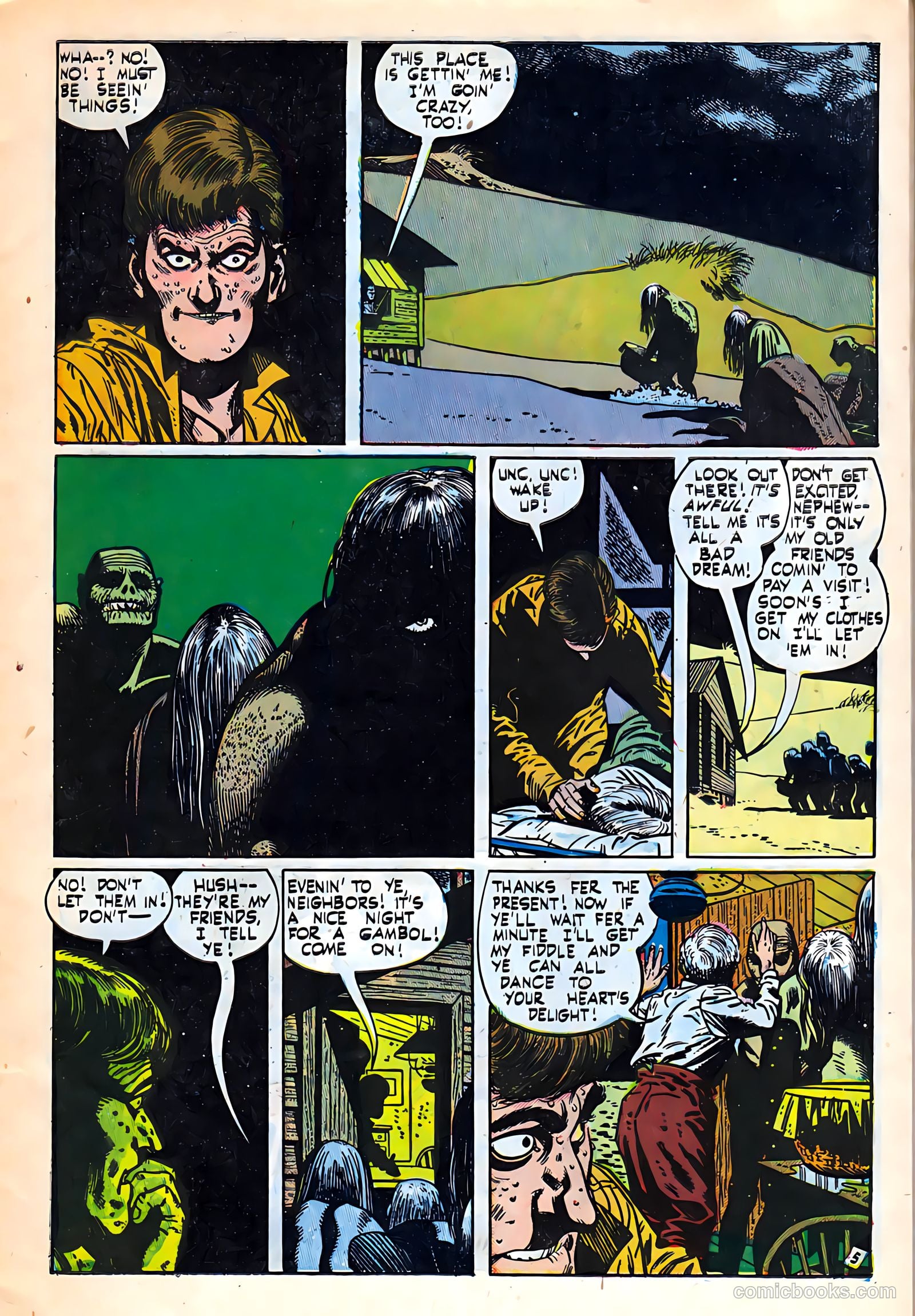 Out of the Shadows #5 (1952) — page 7 of 36