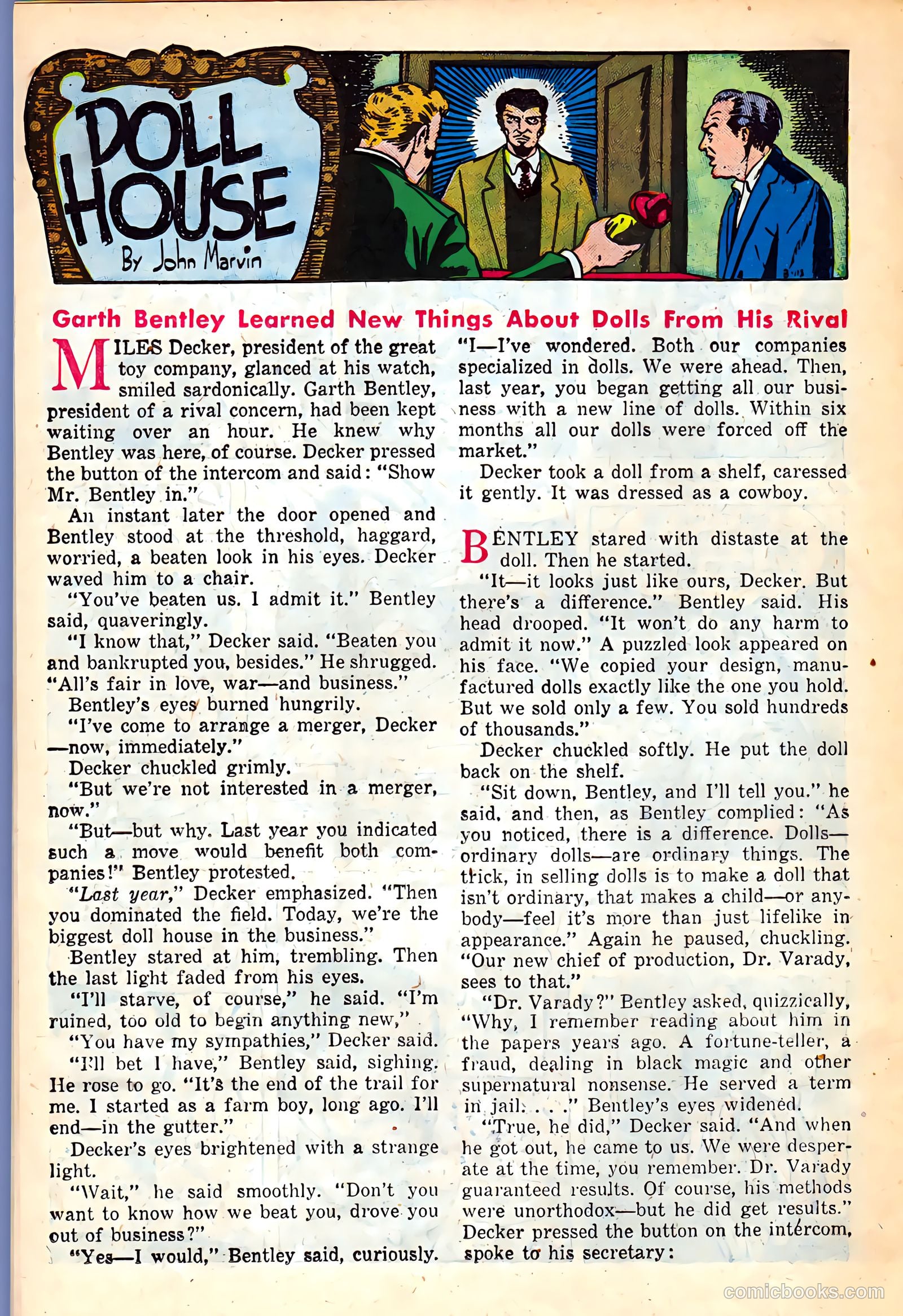 Out of the Shadows #5 (1952) — page 18 of 36