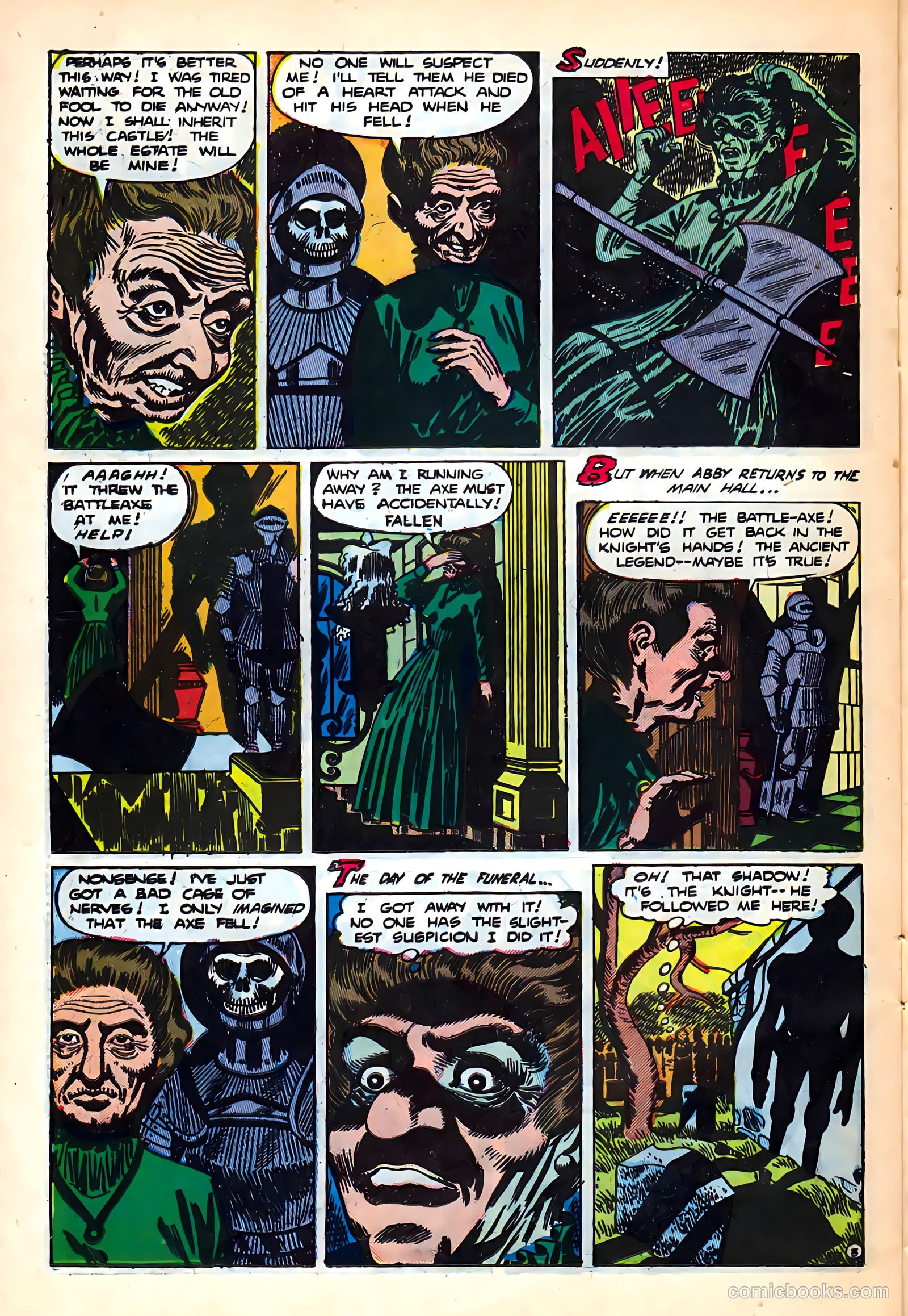 Out of the Shadows #5 (1952) — page 22 of 36