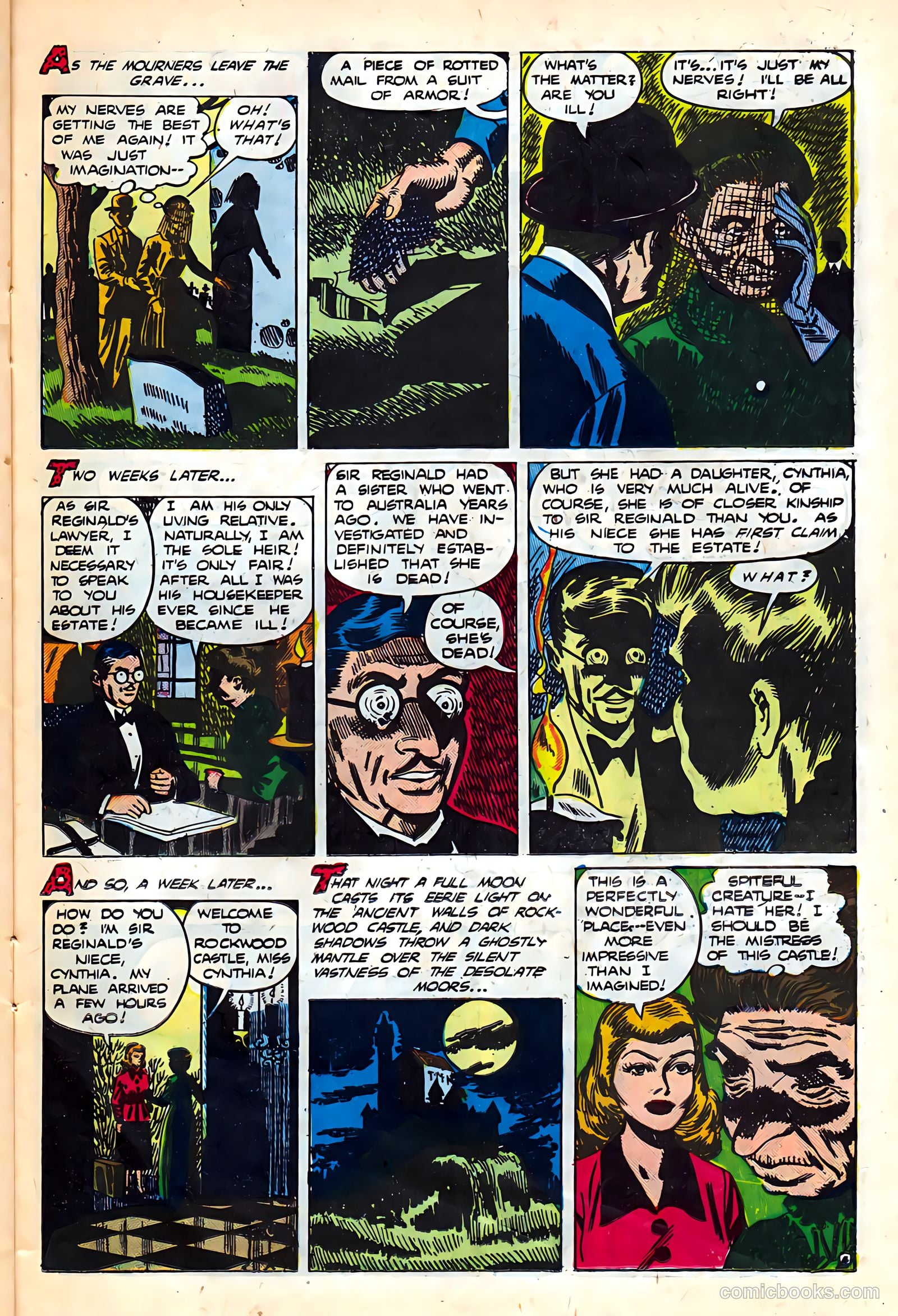 Out of the Shadows #5 (1952) — page 23 of 36