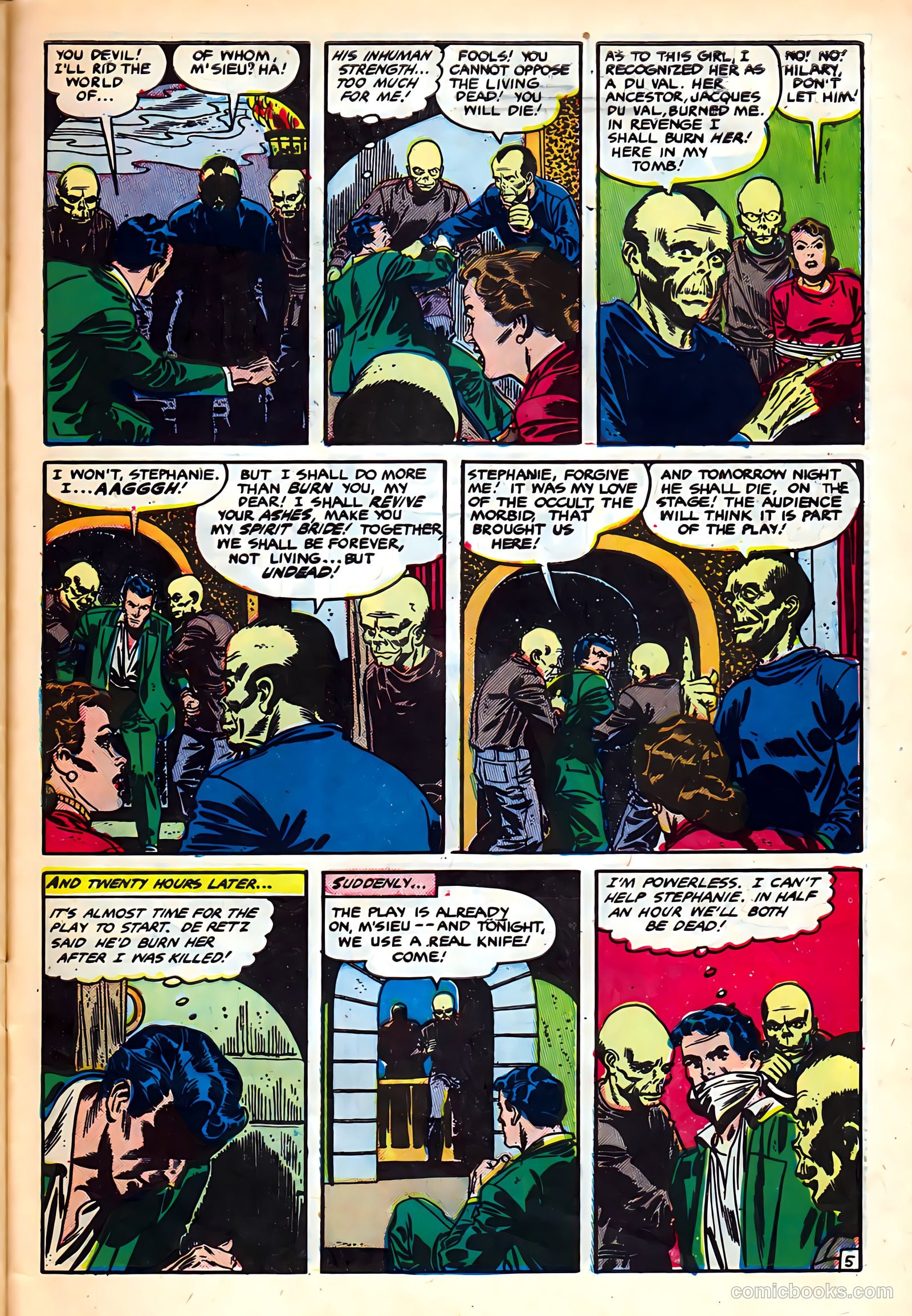 Out of the Shadows #5 (1952) — page 31 of 36
