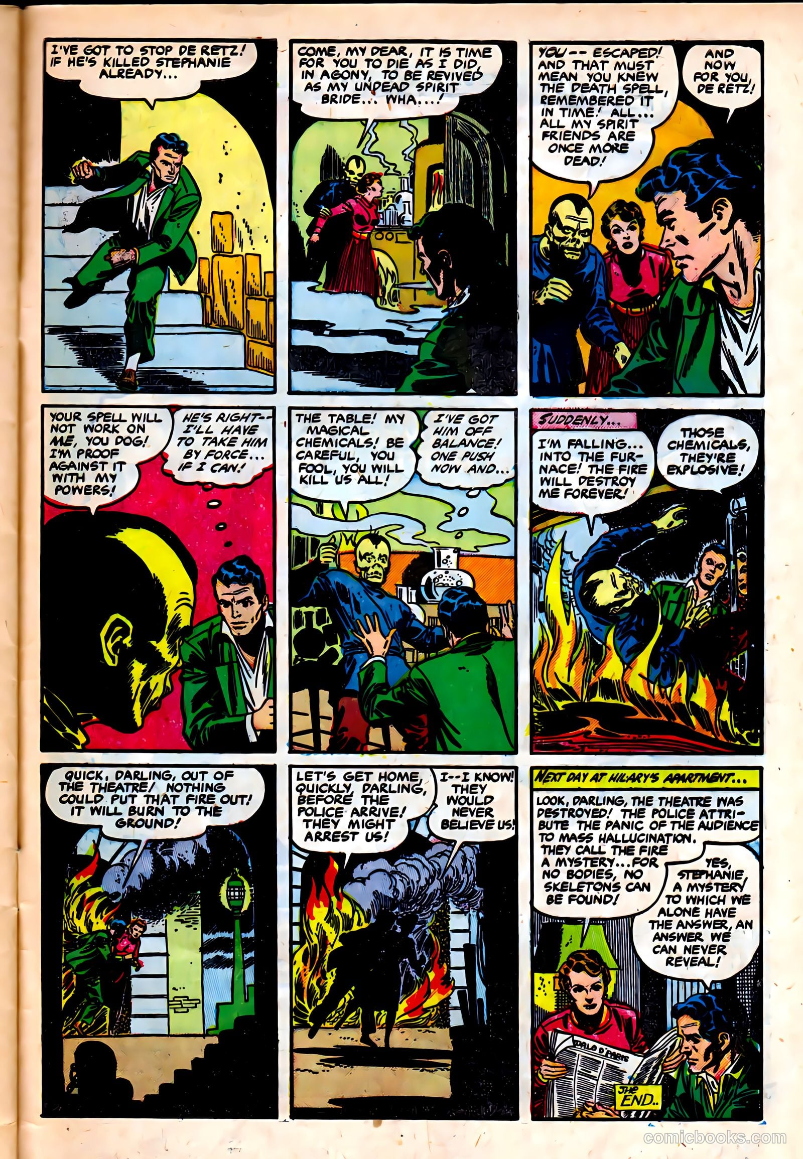 Out of the Shadows #5 (1952) — page 33 of 36