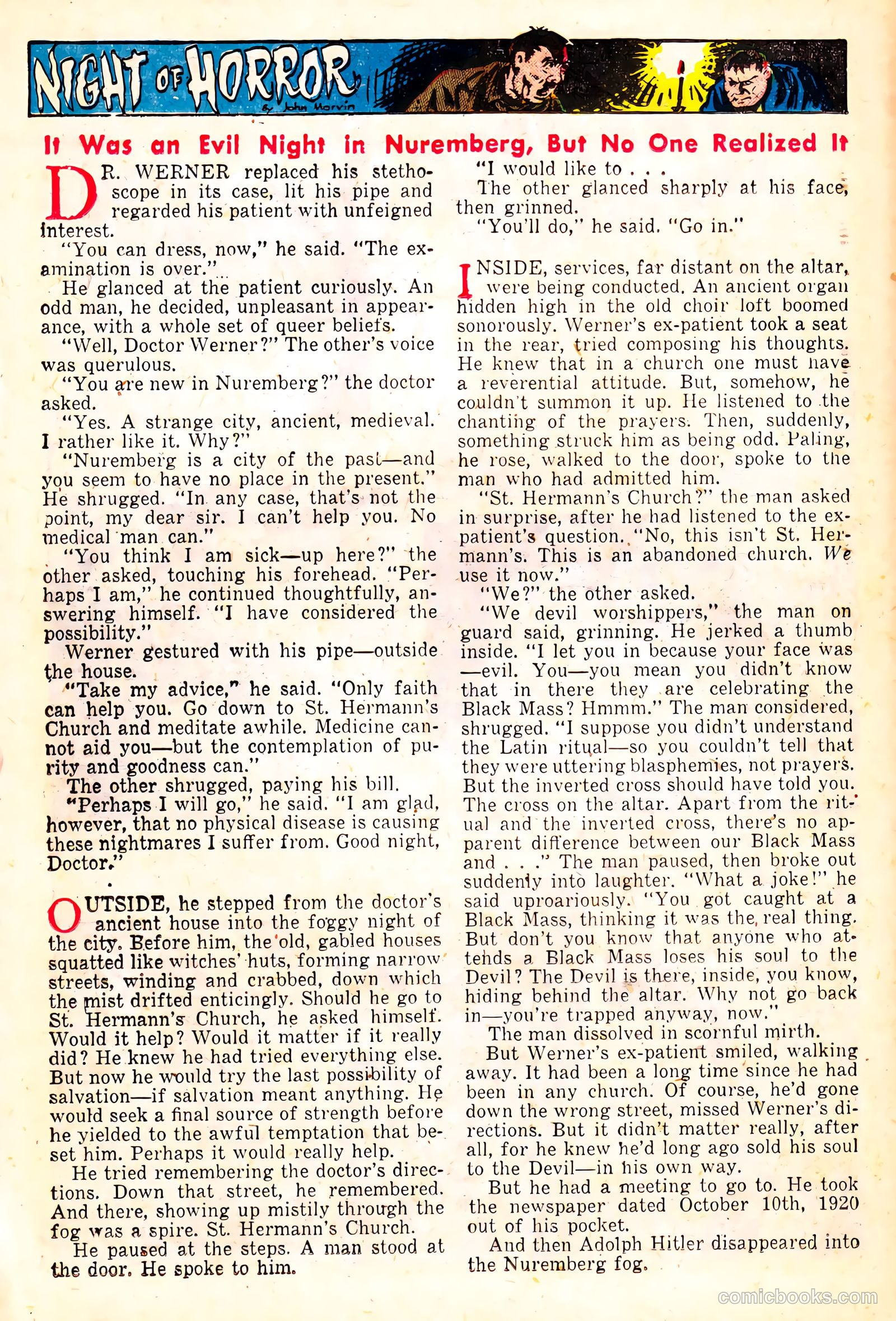 Out of the Shadows #6 (1952) — page 18 of 36