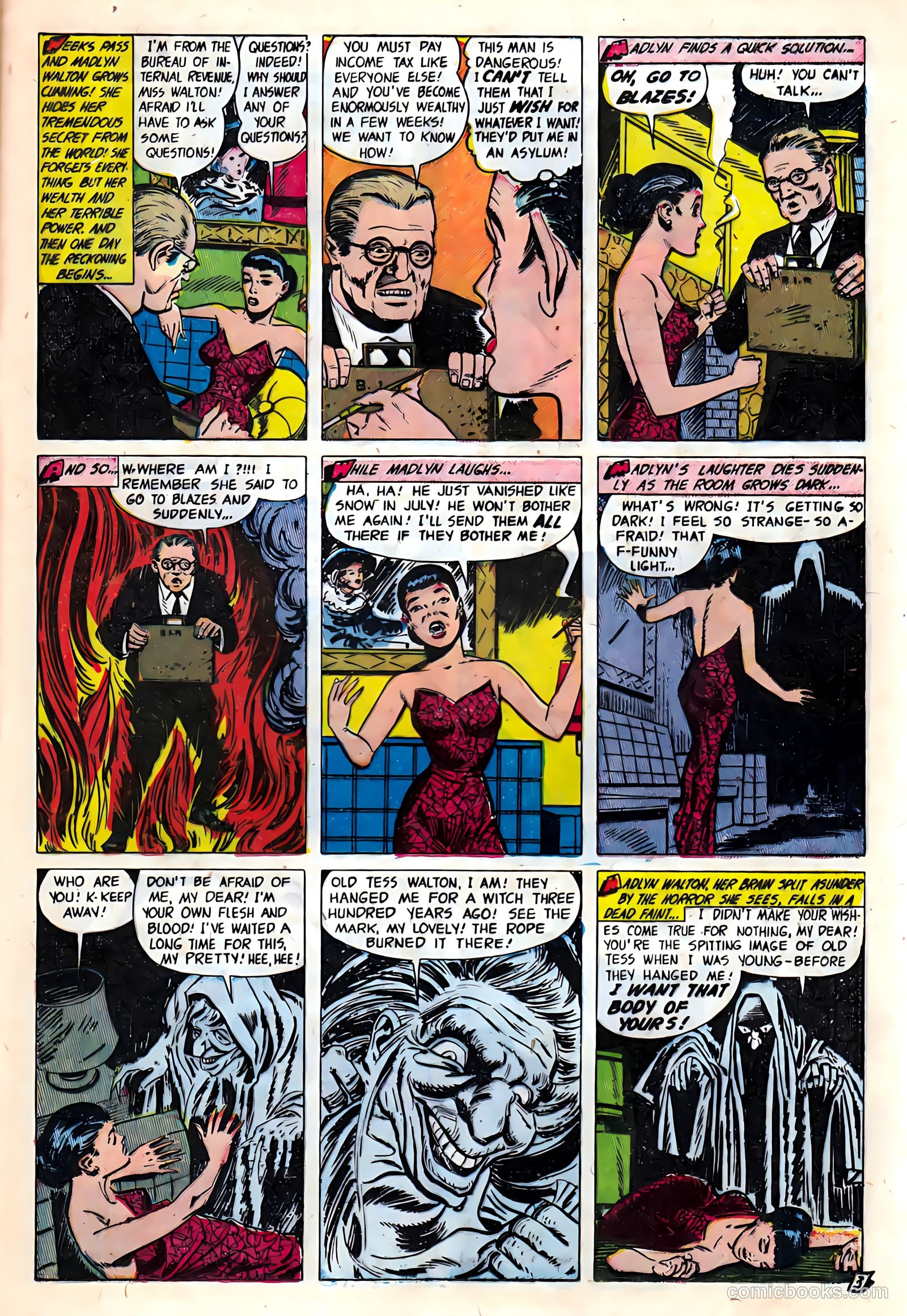 Out of the Shadows #6 (1952) — page 21 of 36