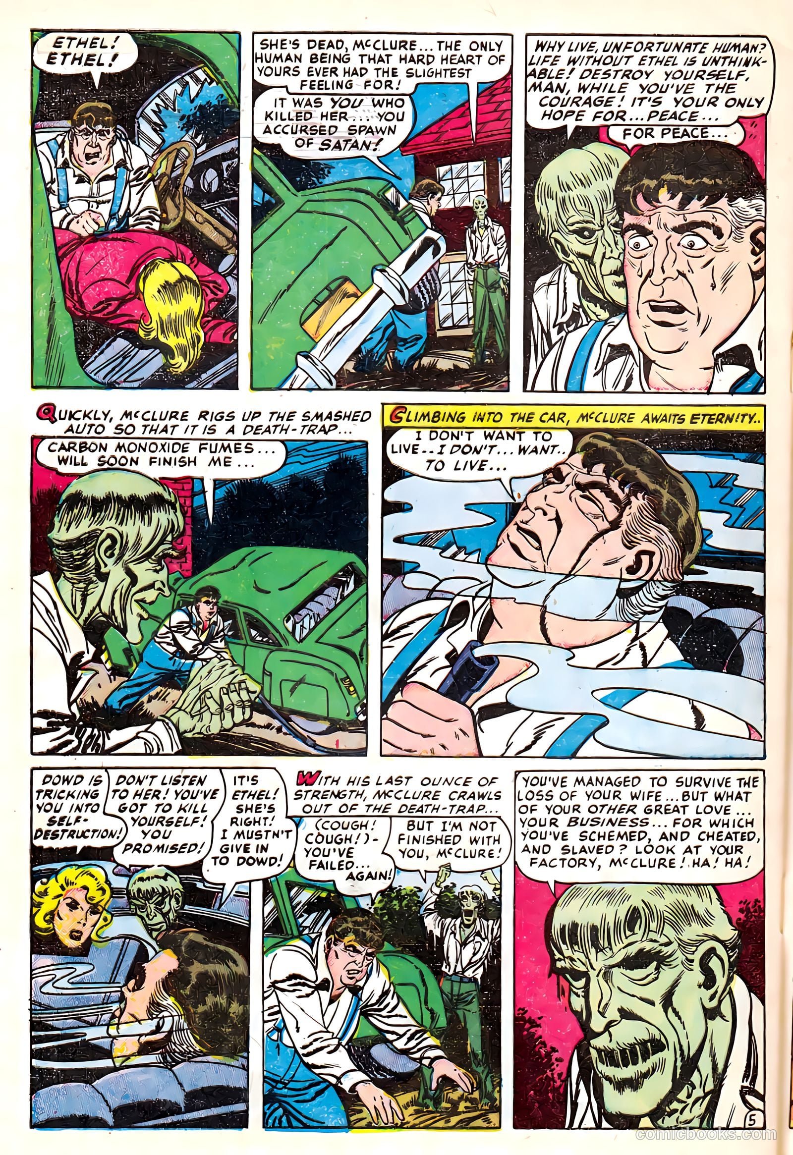 Out of the Shadows #6 (1952) — page 32 of 36
