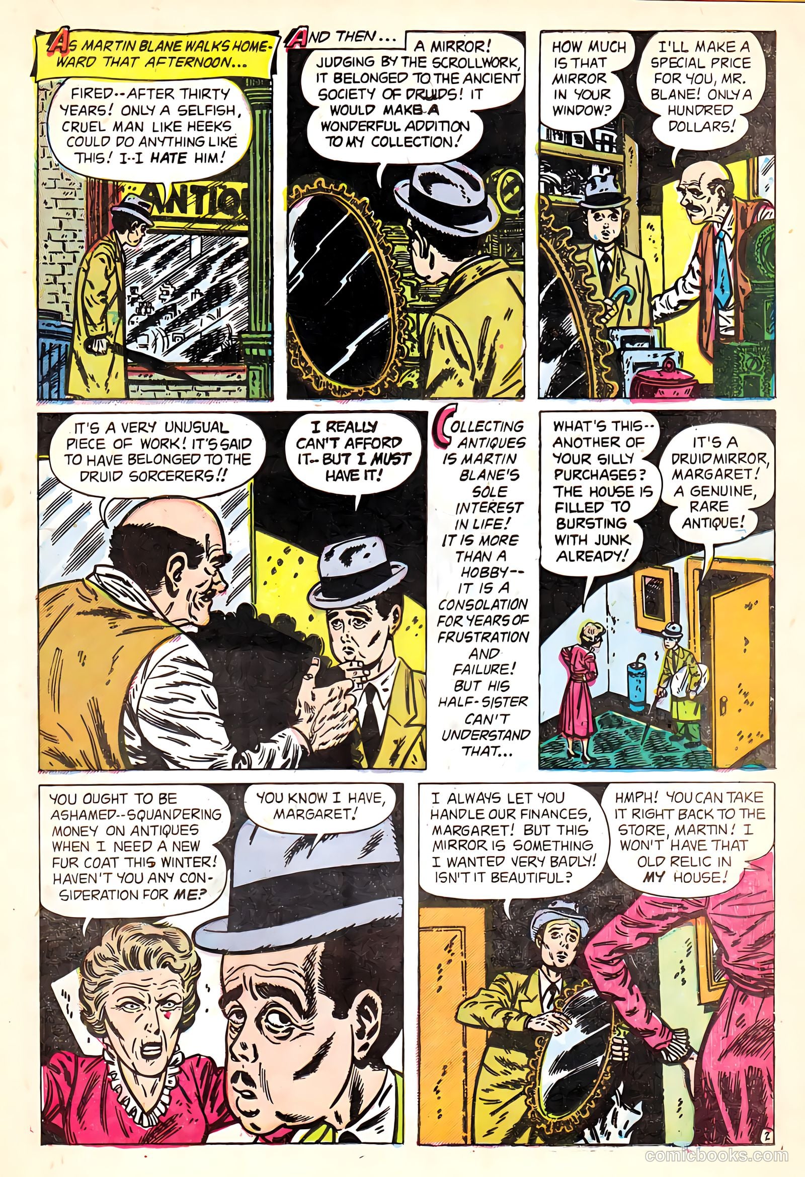 Out of the Shadows #8 (1953) — page 21 of 36