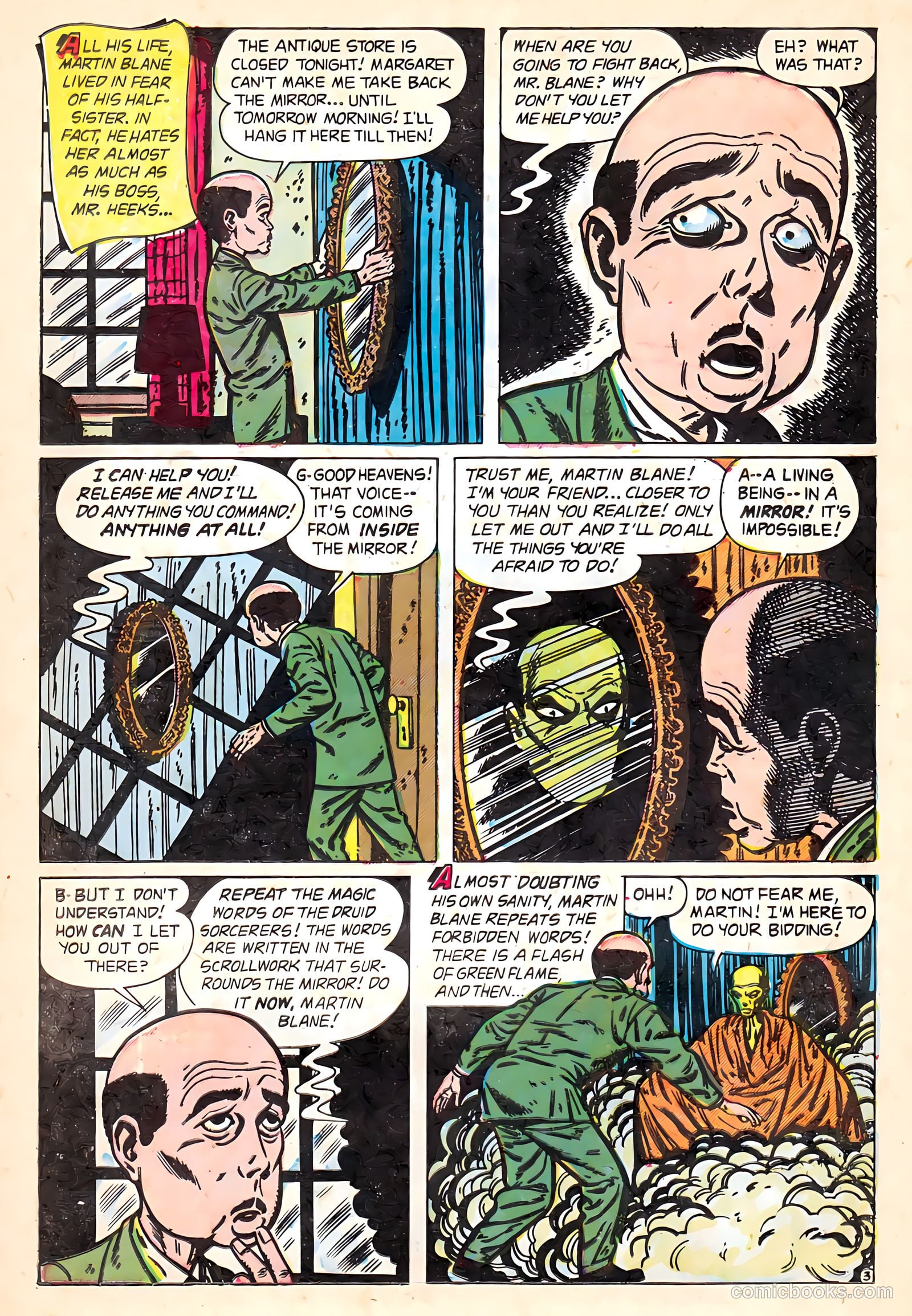 Out of the Shadows #8 (1953) — page 22 of 36