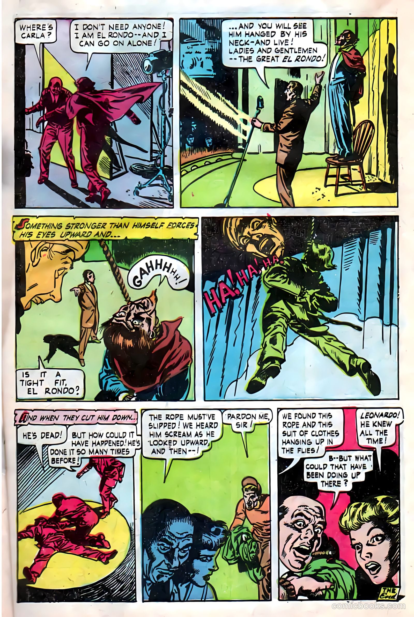 Out of the Shadows #9 (1953) — page 33 of 36