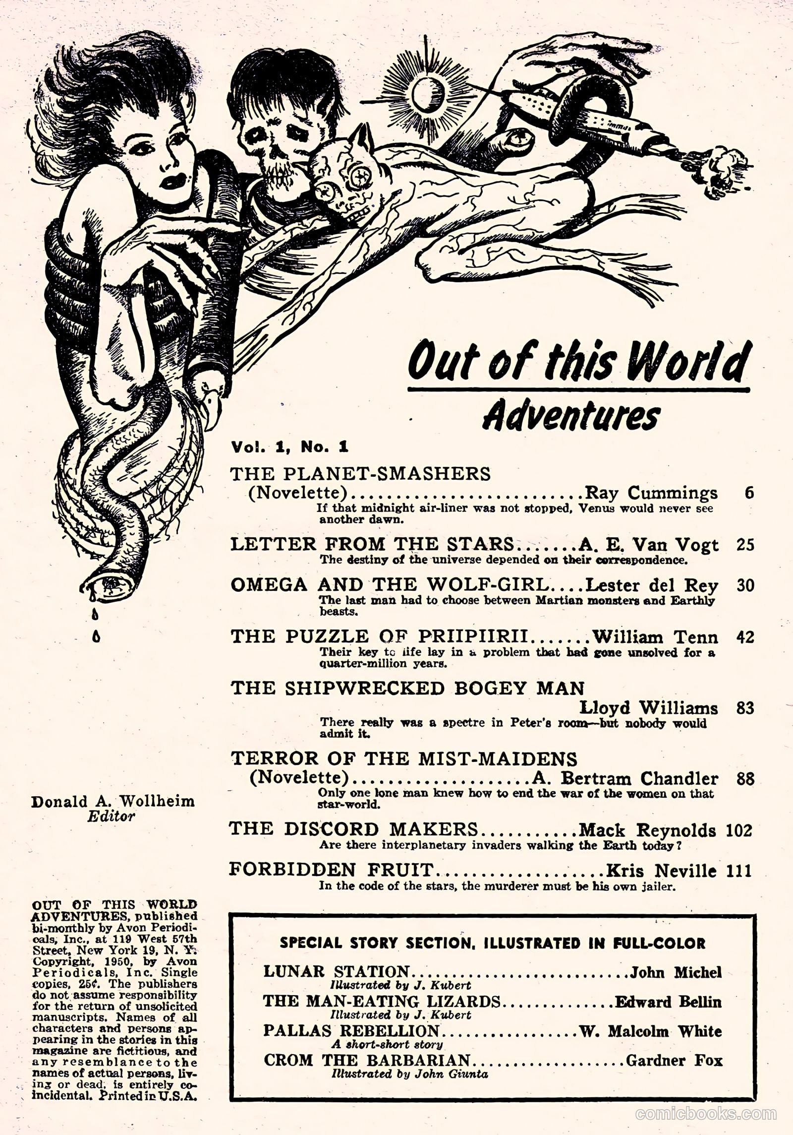 Out of This World Adventures #1 (1950) — page 3 of 128