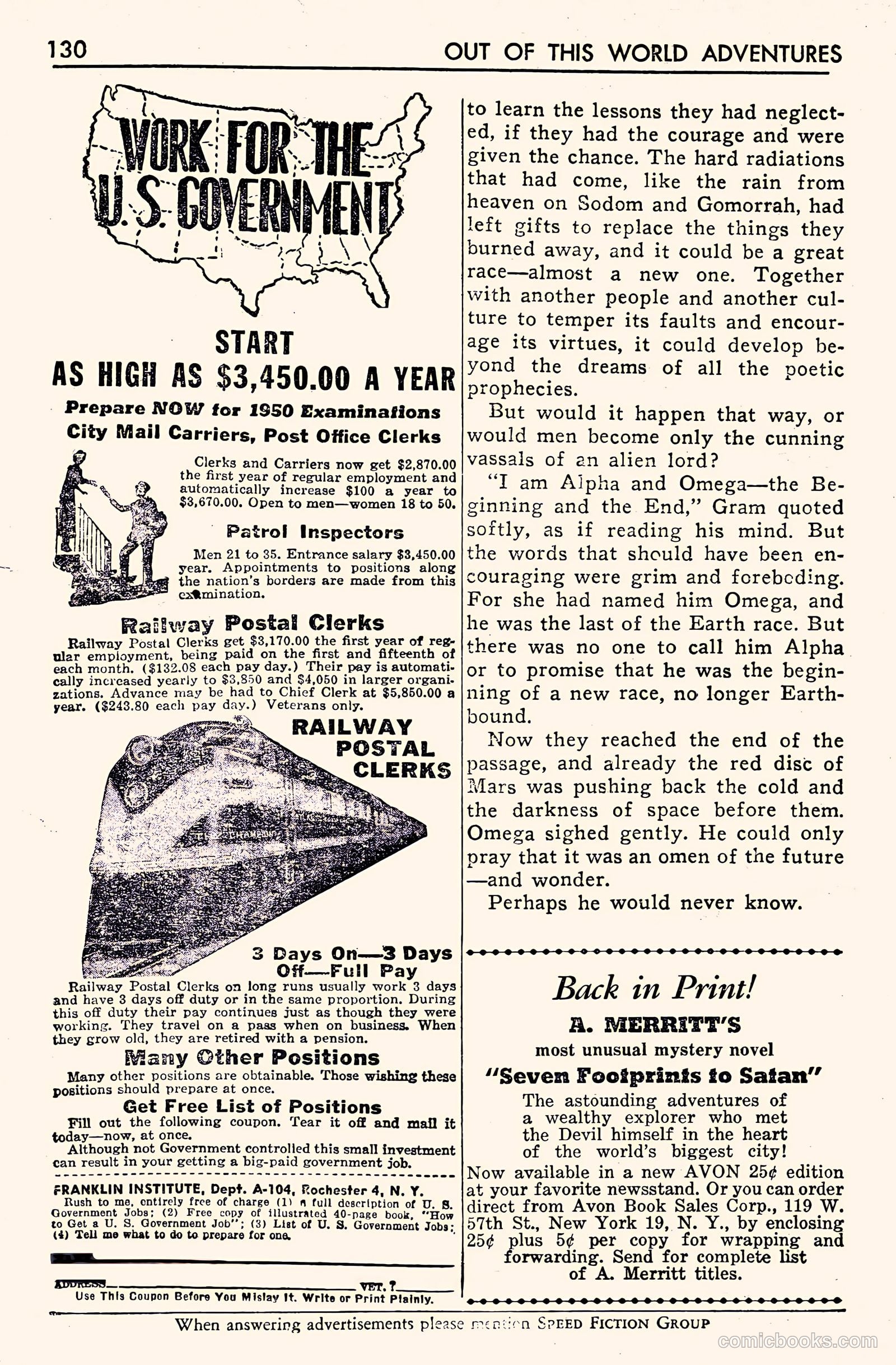 Out of This World Adventures #1 (1950) — page 126 of 128