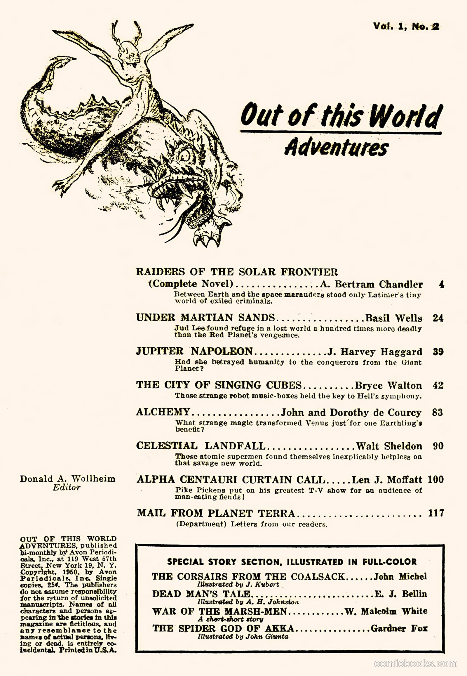 Out of This World Adventures #2 (1950) — page 3 of 127