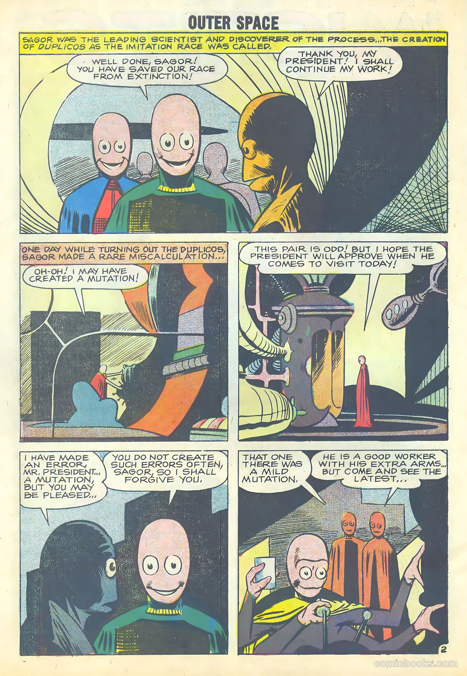Outer Space #20 (1958) — page 10 of 36