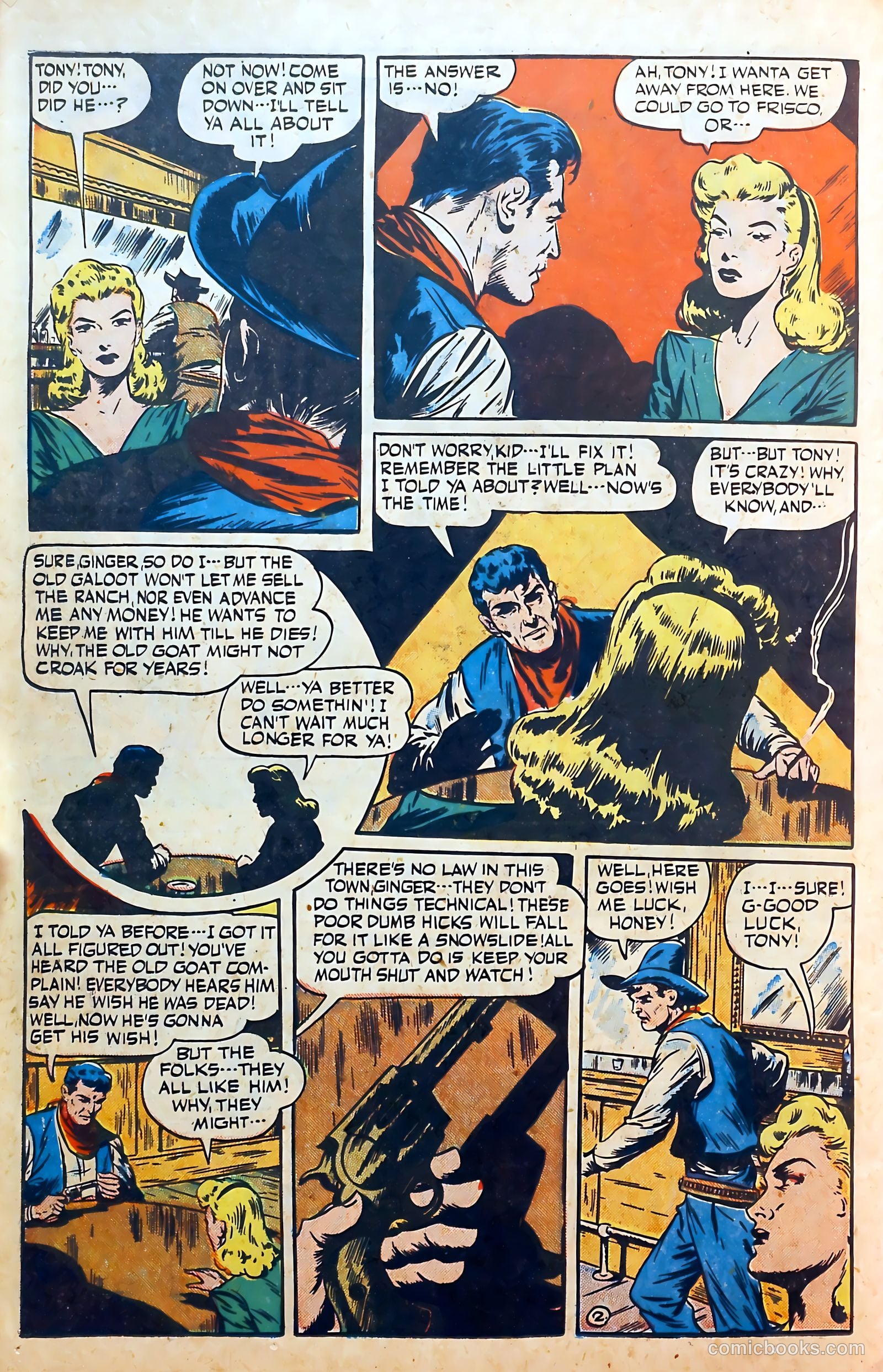 Outlaws #1 (1948) — page 38 of 52