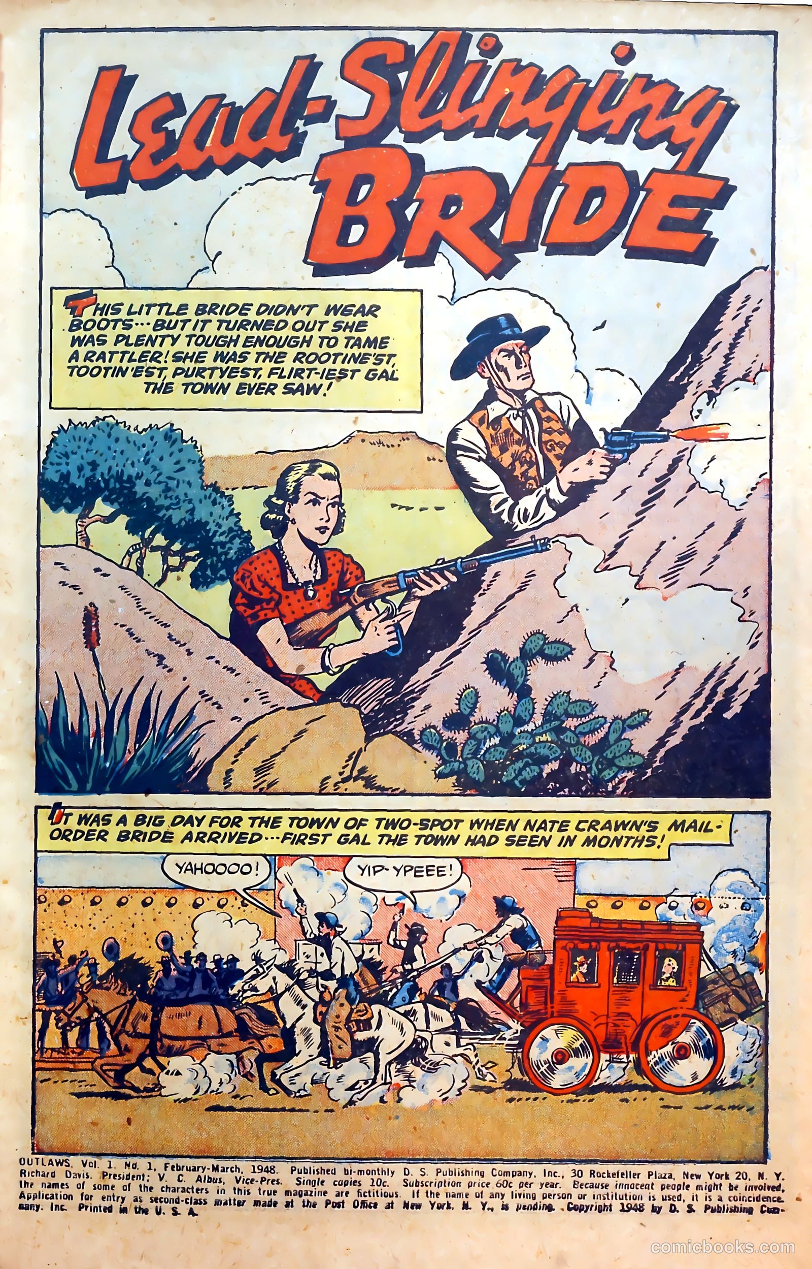 Outlaws #1 (1948) — page 3 of 52