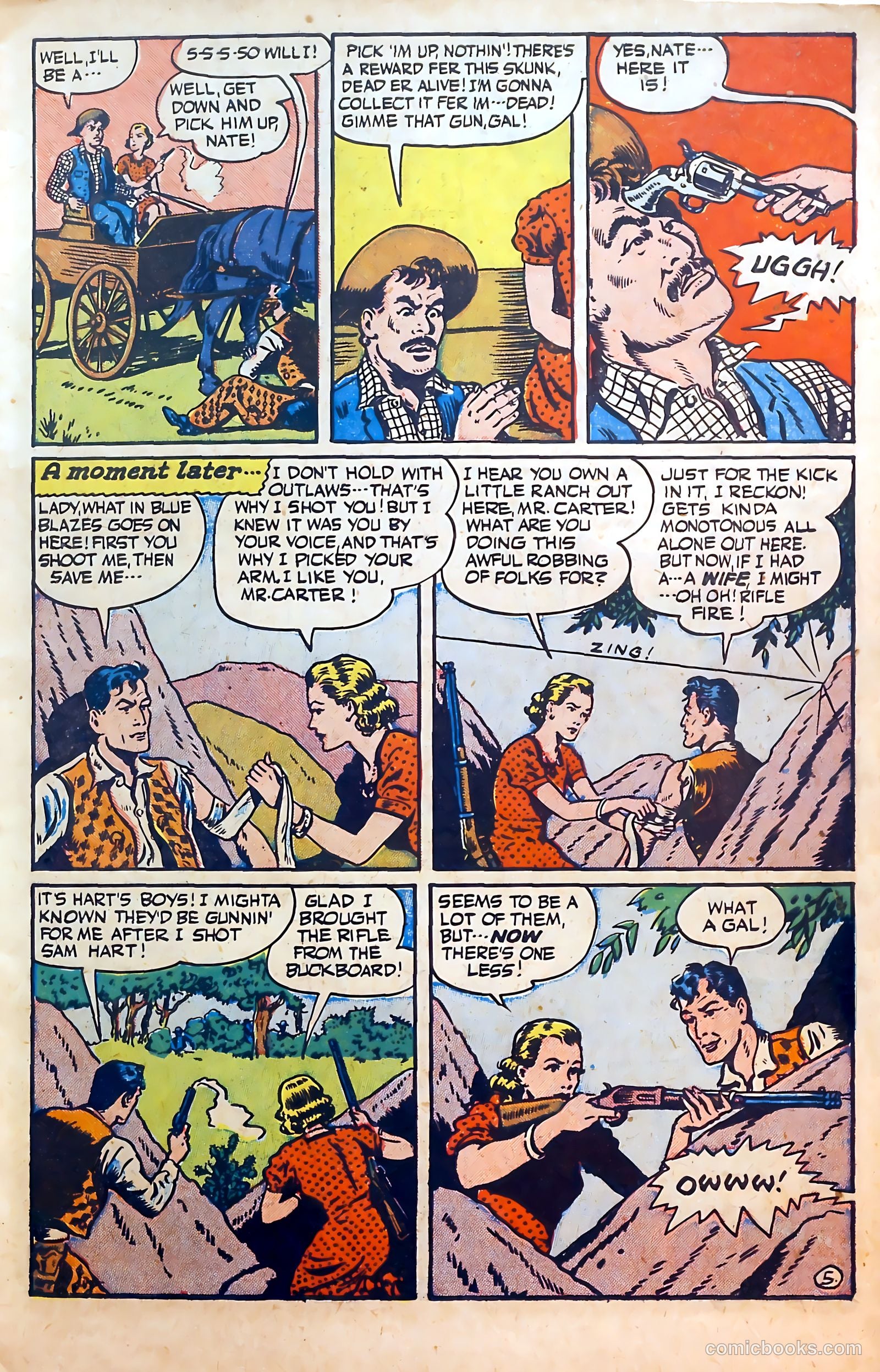 Outlaws #1 (1948) — page 7 of 52
