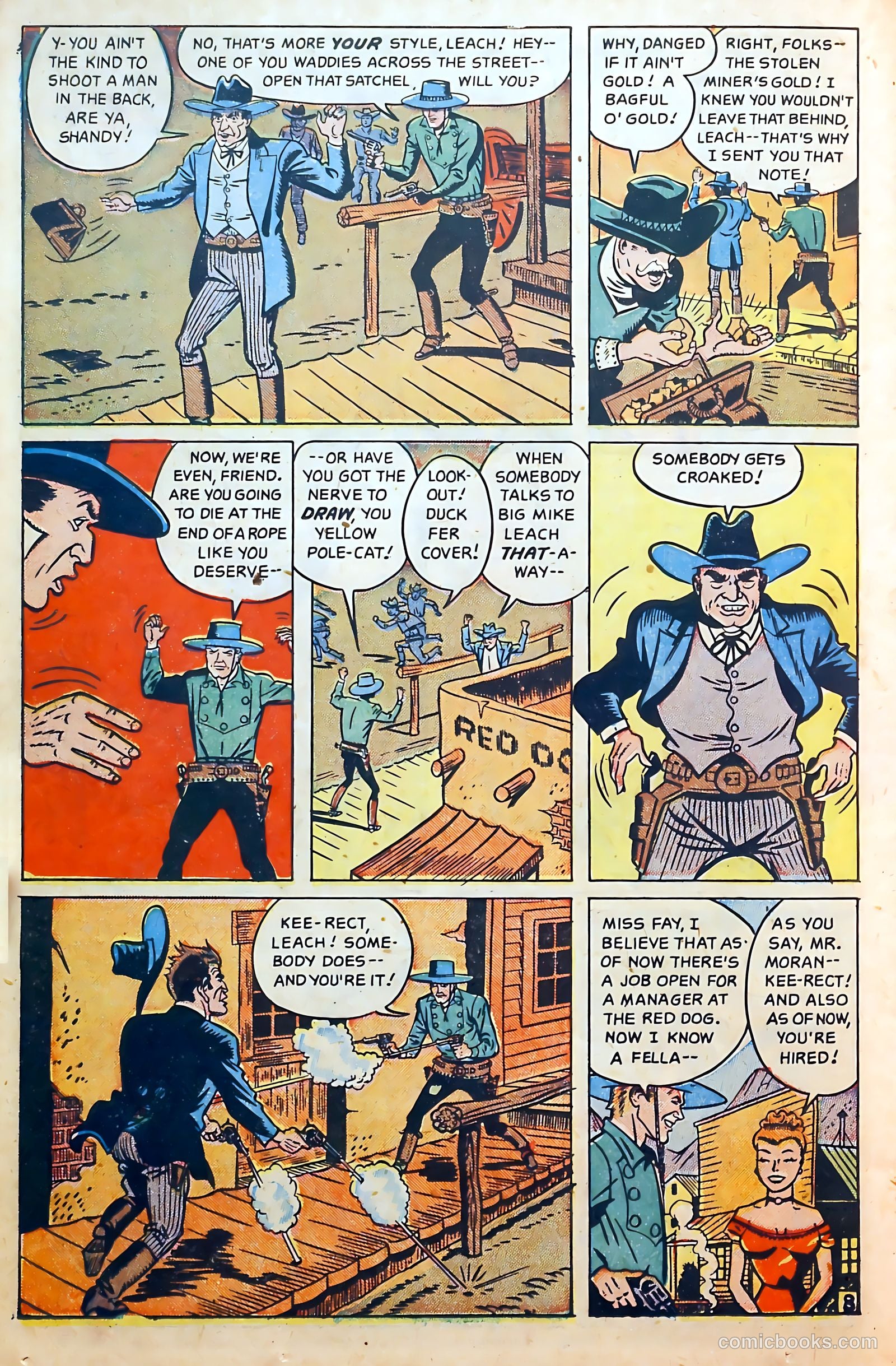 Outlaws #1 (1948) — page 36 of 52