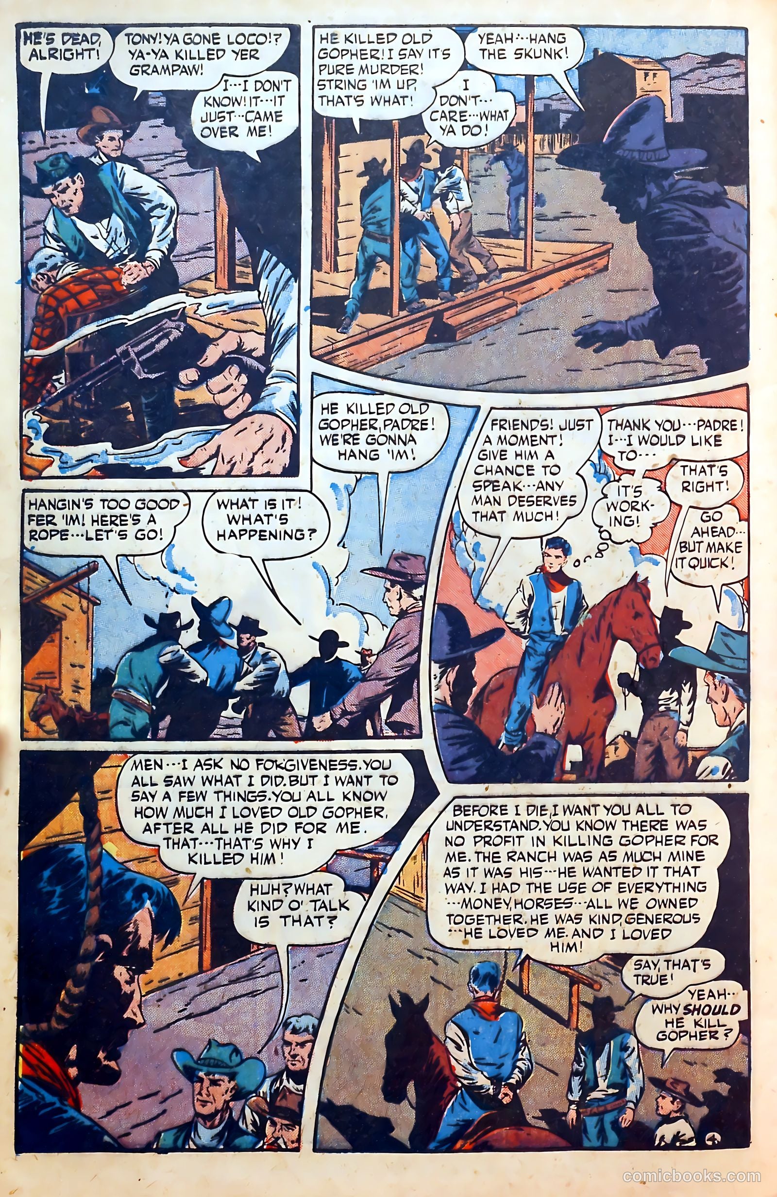 Outlaws #1 (1948) — page 40 of 52